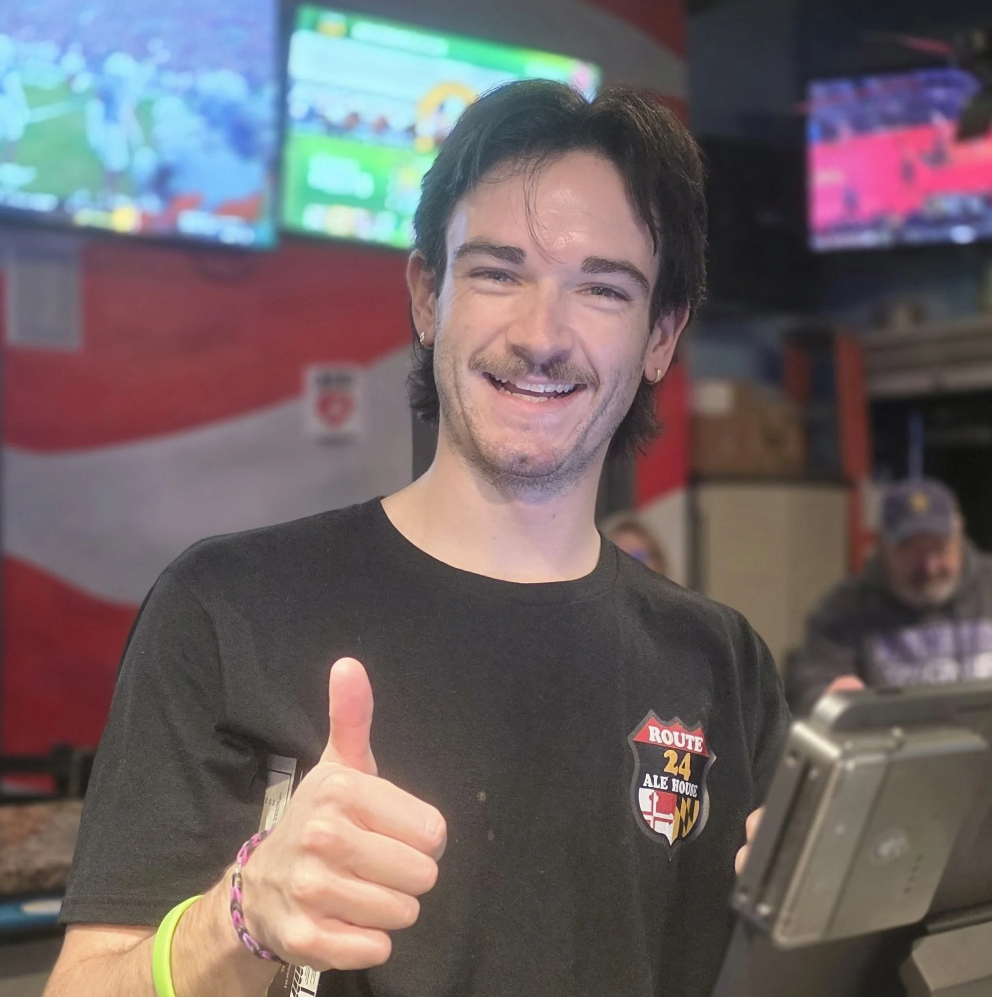 A rare morning Alec sighting 👀
He&rsquo;s behind the bar for day shift today! Come say hi before he disappears into the night again!