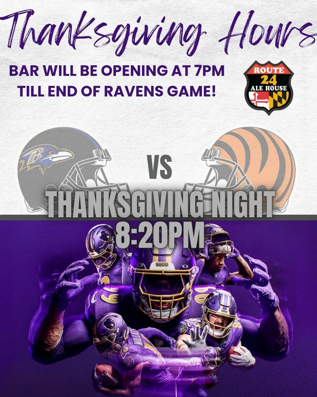 Making plans for the game Thursday night? 🤔
Come hang out with Kaitlyn &amp; Kathie at Route 24 Ale House!
They&rsquo;ll keep the sarcasm and the drinks flowing&hellip;
just like you&rsquo;re still spending the evening with family - only with better