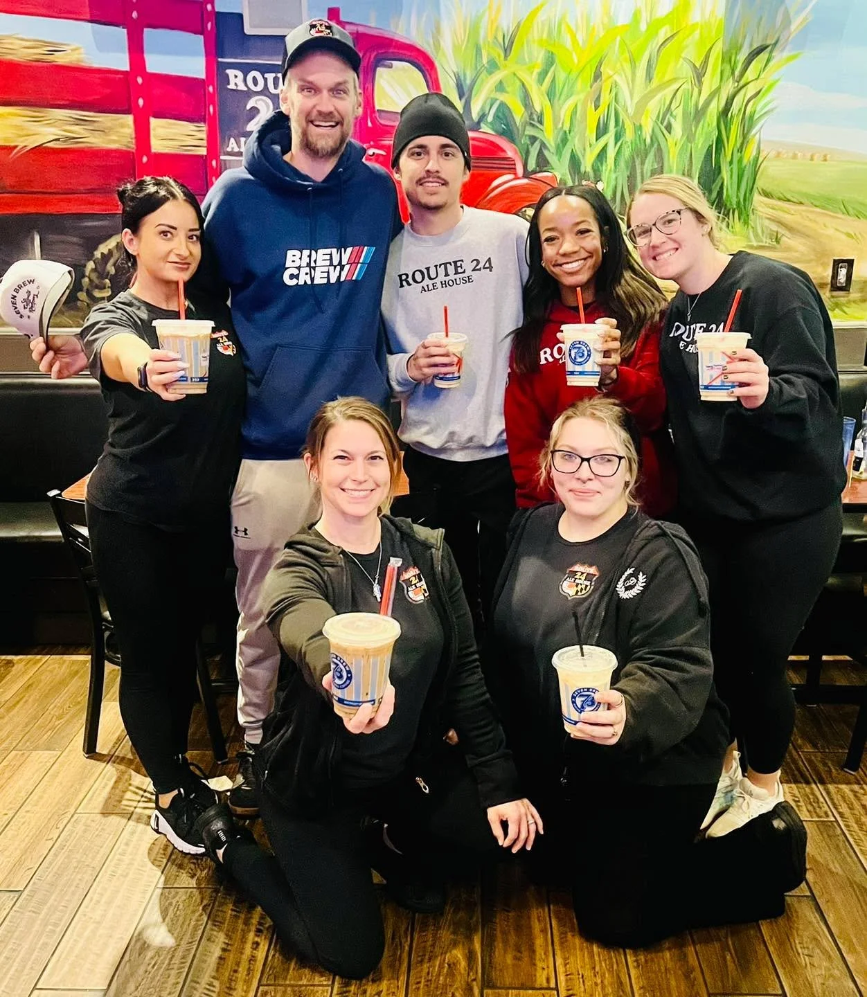 Thank you to Seven Brew ☕️ Your coffee delivery made our night 🤤 💪🏻 🌟!!