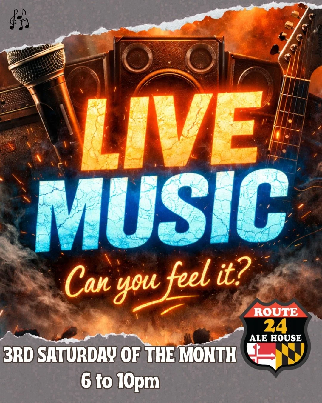 Okay, okay&hellip; we&rsquo;ve left you hanging long enough 👀🔥

Live music is officially BACK at Route 24 Ale House 🎶🍻

You asked. We listened. And let&rsquo;s just say&hellip; the speakers are about to get a workout.

🎸 This Saturday we&rsquo;r
