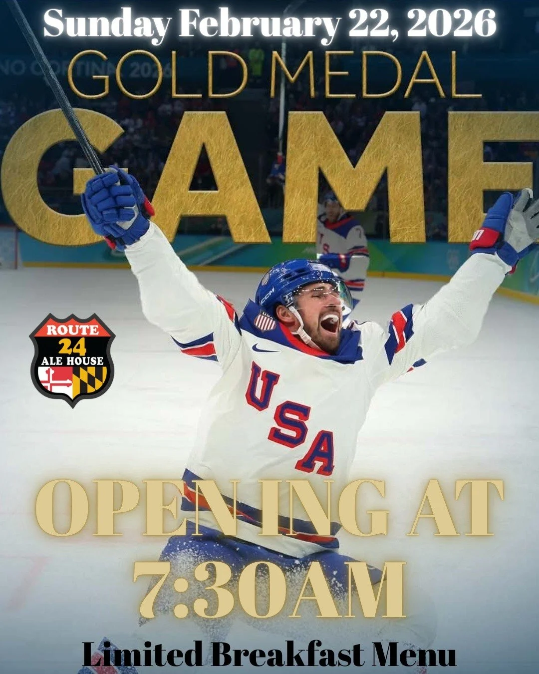 We're open!! Let's go USA!! 🏒