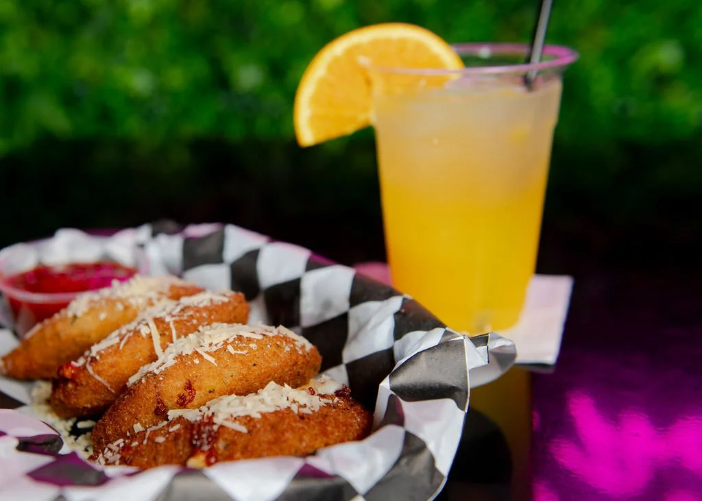 Fried mozz and an orange crush. Name a better combo... We'll wait.