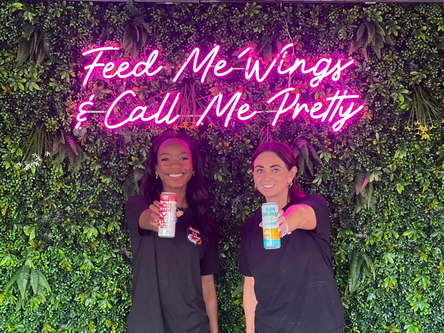 Come see Khamiah &amp; Liz for lunch today!

Extended Happy Hour 2-7pm!