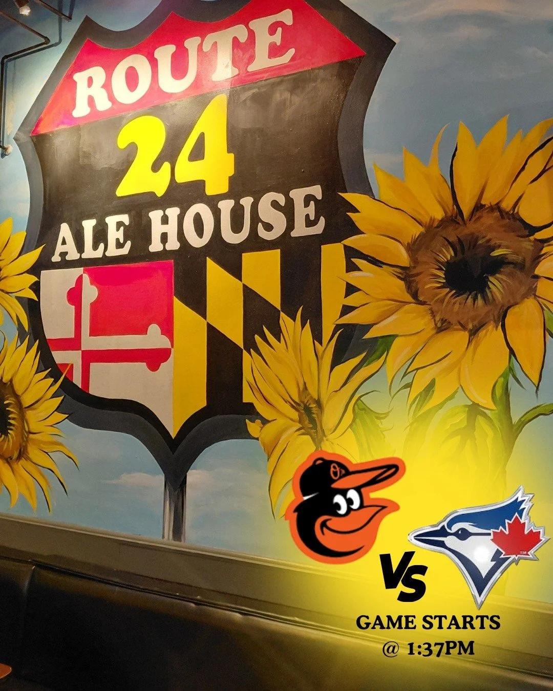 Come for lunch, stay for drinks and the game!

#rt24ah #harfordcountymd #yourfavsportsbar #LetsGoOs
