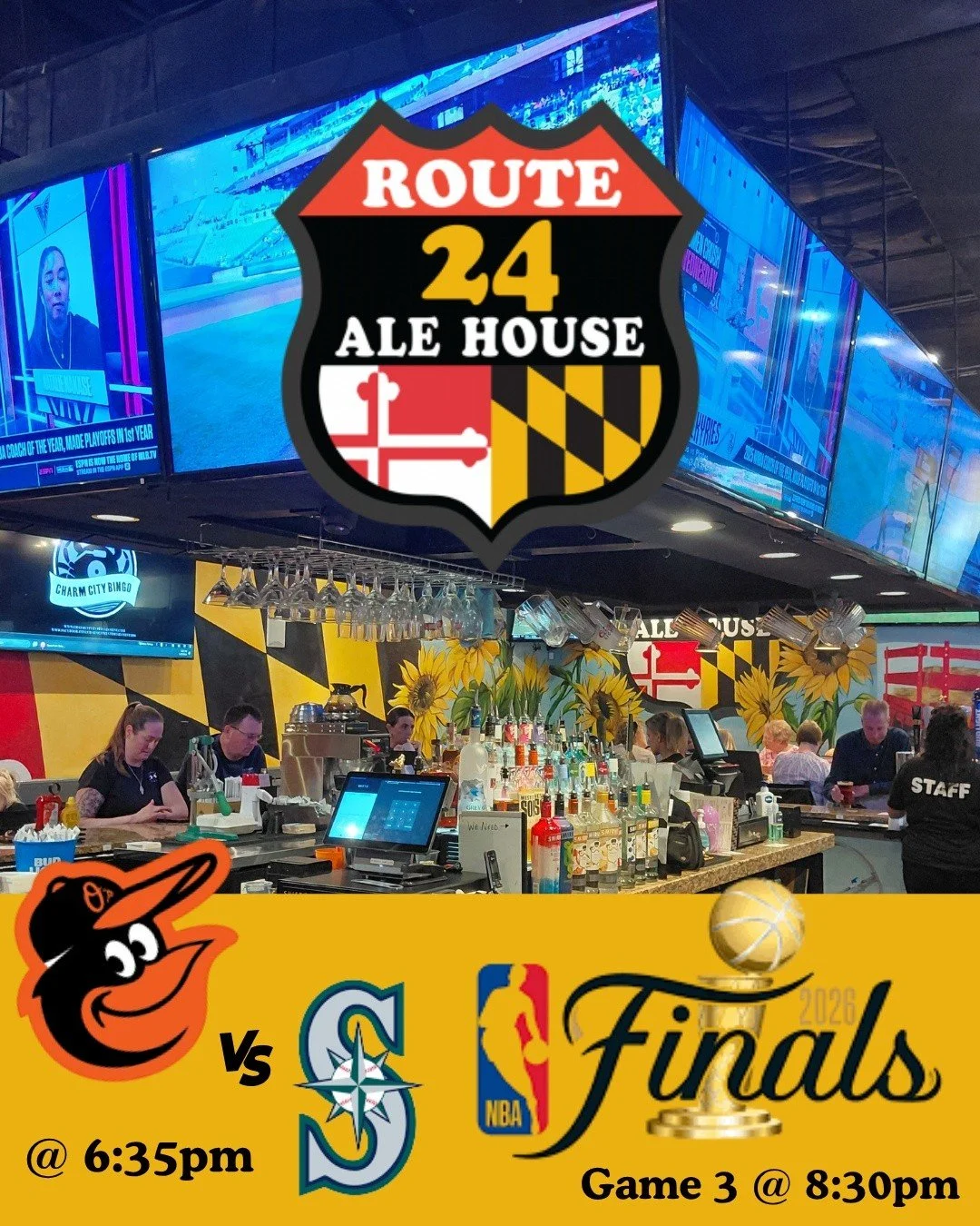 Grab a drink. Eat some wings. Watch the games.

#rt24ah #harfordcountymd #yourfavsportsbar #sportsonsports