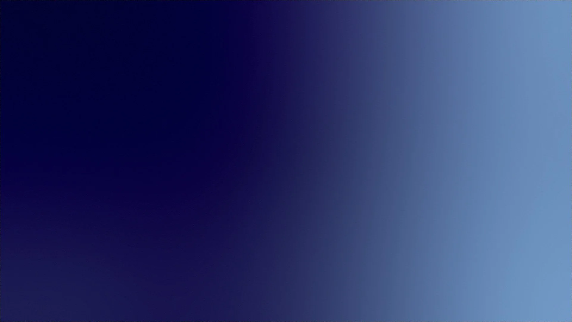 Gradient from dark blue on the left to light blue on the right.