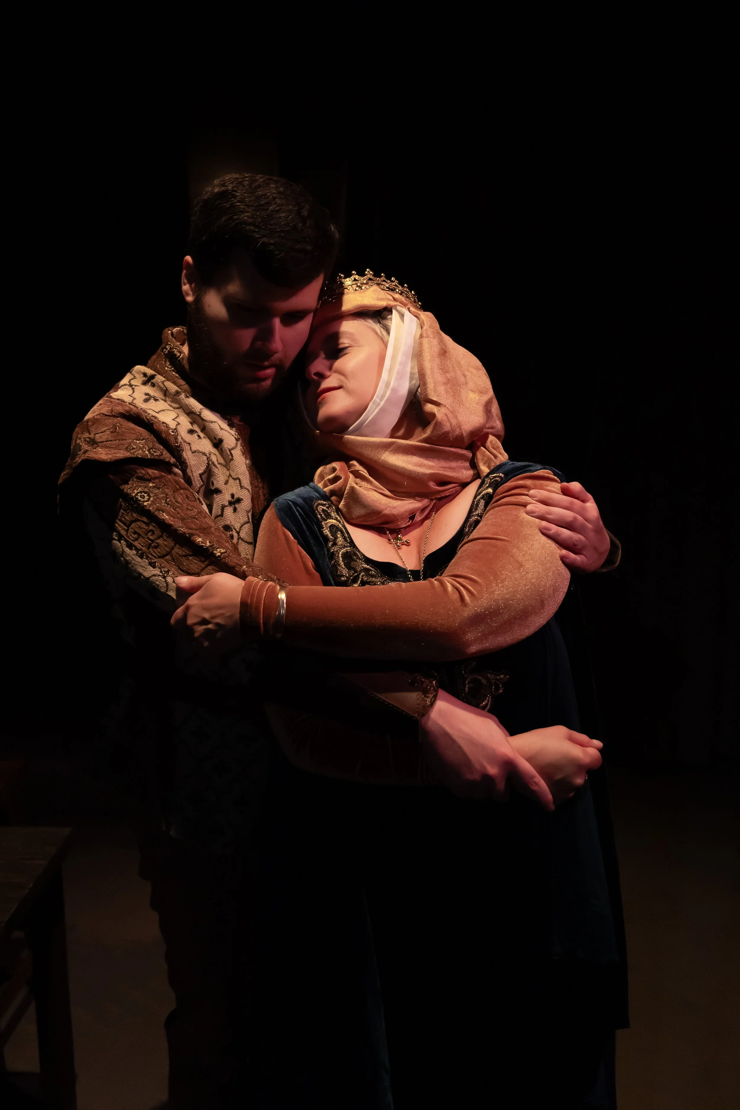 The Lion in Winter Two People a man and a woman in an embrace.