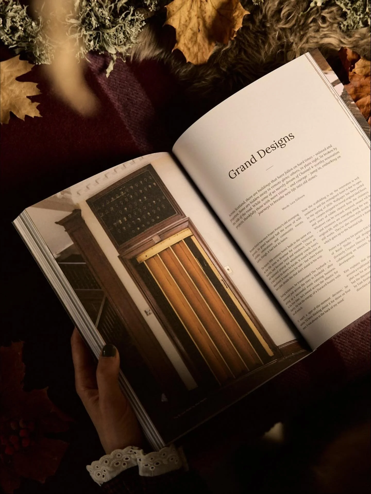 A warm thank you to the lovely @lucygillmore for covering the beginnings of our renovation journey in the latest issue of @hiddenscotland magazine. We picked up a copy last week from @themercat, whose beautiful new spot features in the same piece!

W