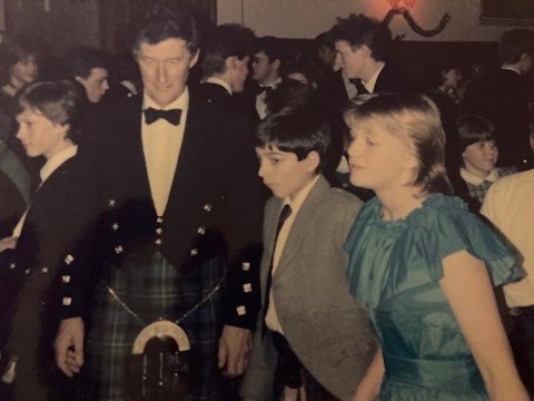 Christmas Party, 1984 ✨
Thank you Anthea, for sharing these wonderful photos of you and your sisters in your handmade dresses celebrating at a festive ceilidh in the Baronial Hall. After such a quiet chapter in the hall&rsquo;s story, it&rsquo;s a jo