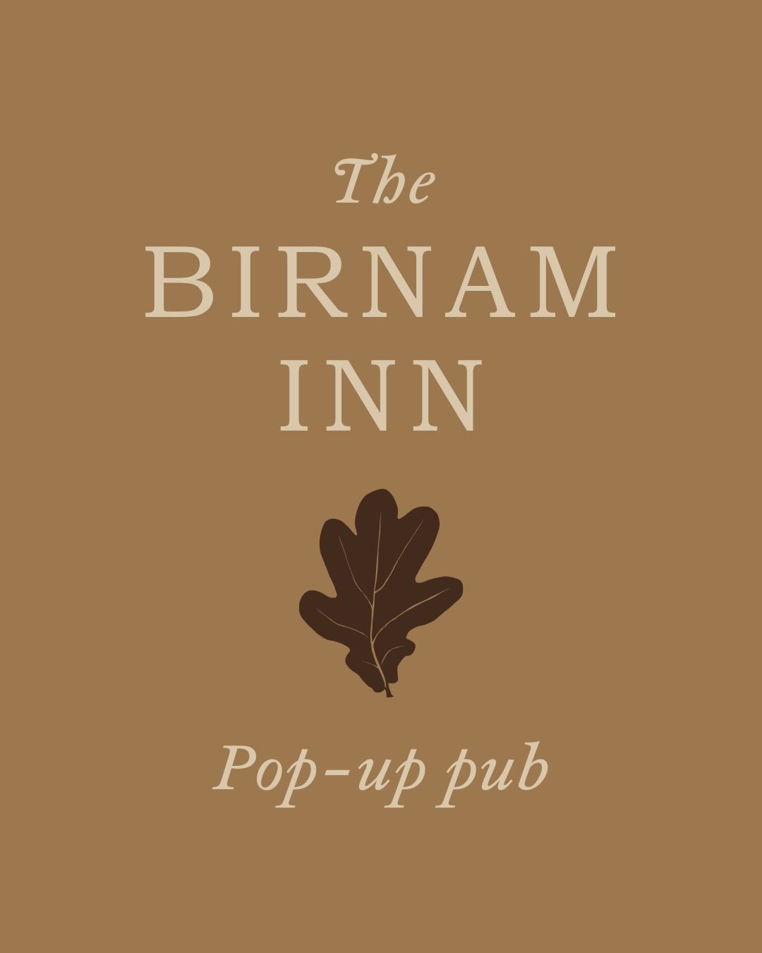 The Birnam Inn Pop-Up Pub 🍻 

We&rsquo;re so pleased to share that we&rsquo;ll be reopening the Birnam Inn from this Easter weekend, a little earlier than planned.

Originally pencilled in for phase two of the wider hotel project, the pub has been g