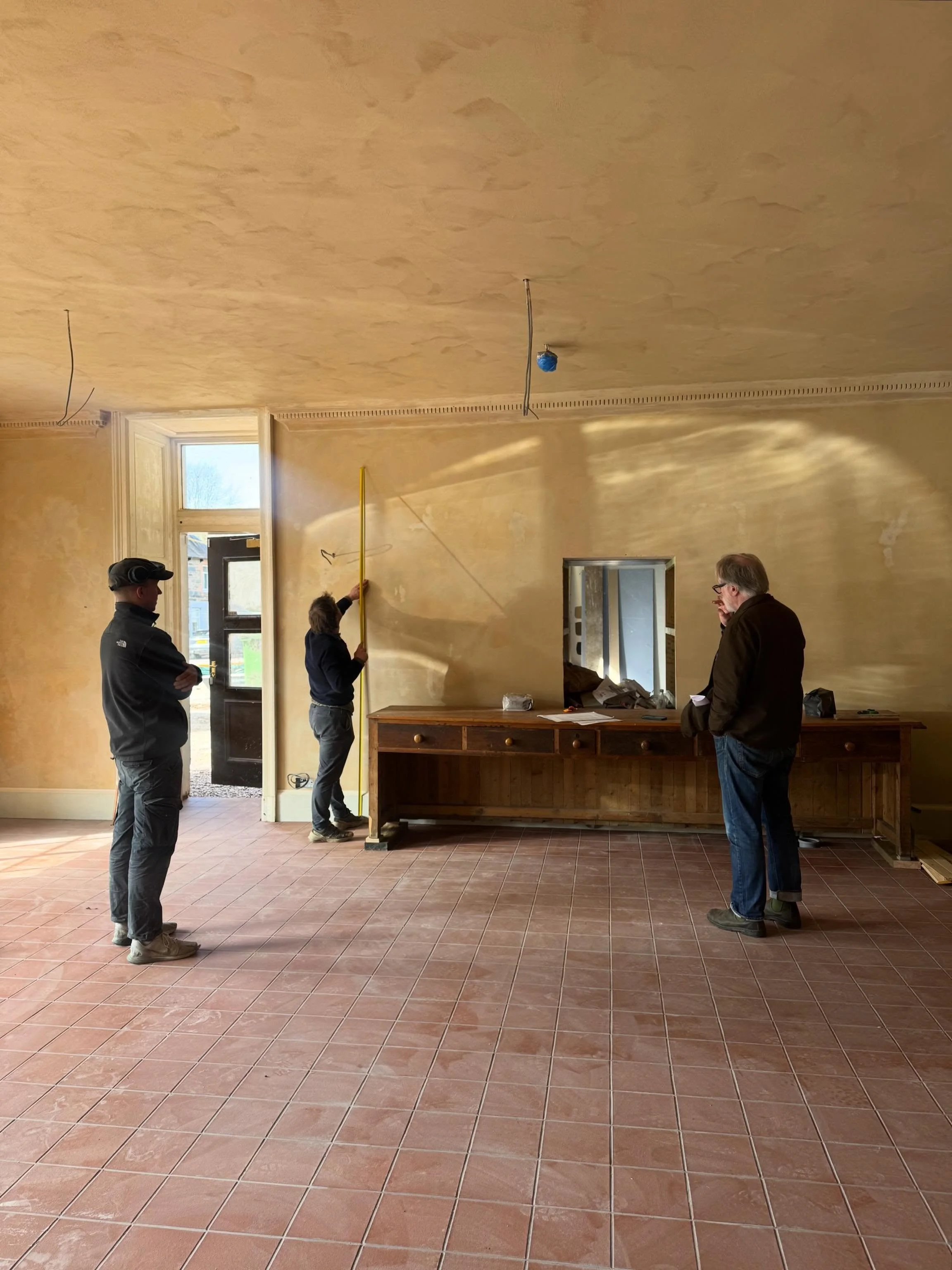 Spring progress is in full swing.

There&rsquo;s a huge amount happening across the building right now &mdash; restaurant joinery is underway, shower rooms are being tiled, sofas are being built, bedrooms are being painted, giant mirrors are going in
