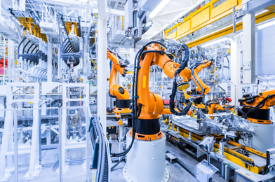 Marchinto robotic interconnect assembly line in modern factory.png