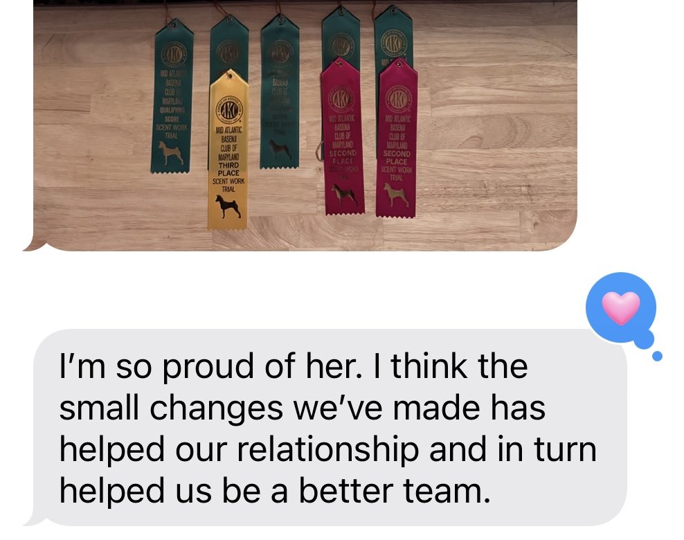 Client wins awards in a trial and expresses thanks for the advice that made their relationship better