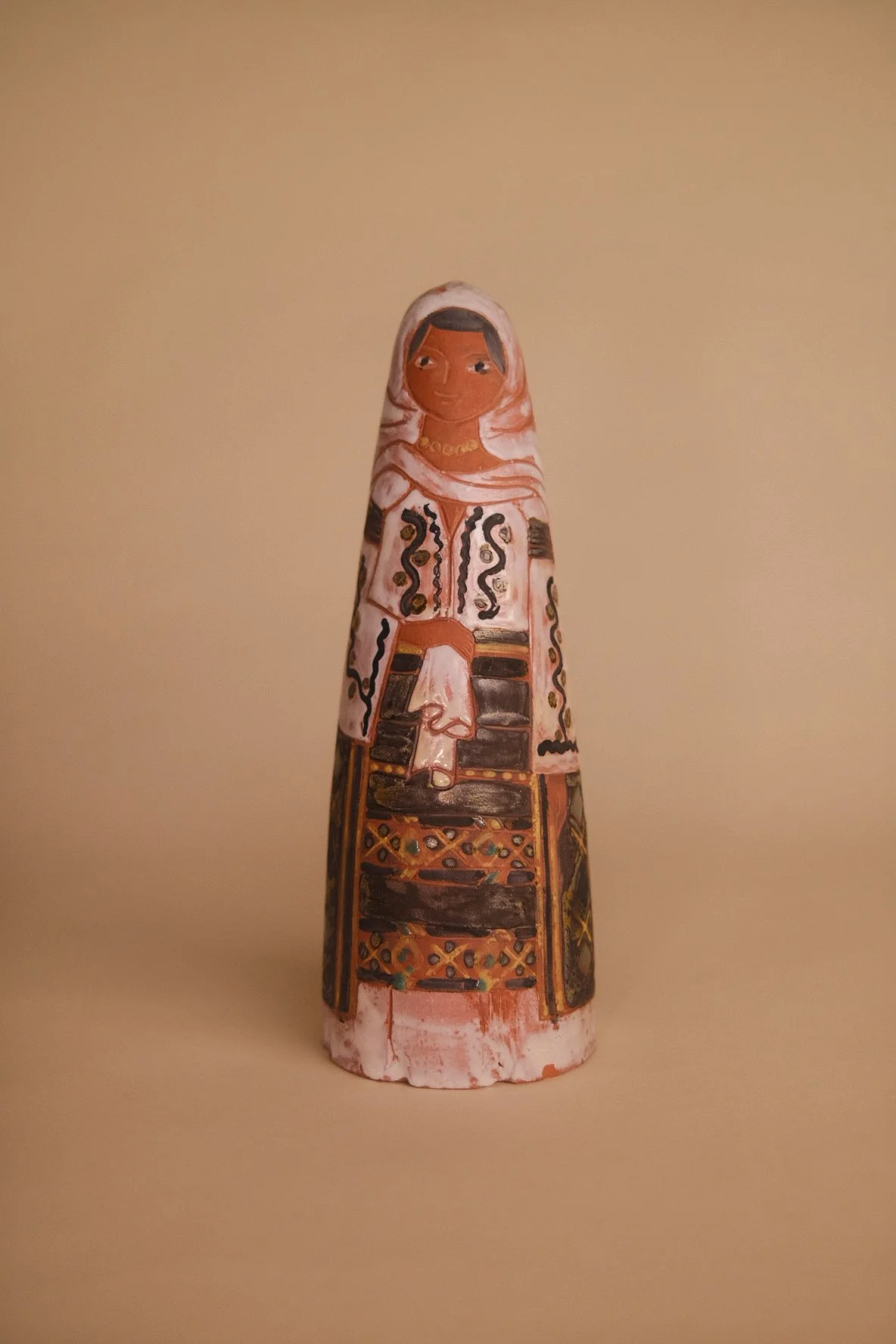 Painted Clay Figurine