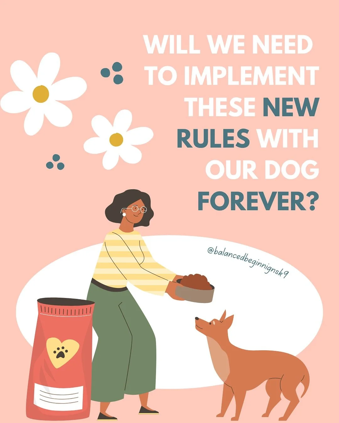 Let&rsquo;s be real&hellip; rules suck 😅
But when it comes to working with your dog and reaching your goals, they&rsquo;re necessary.

The good news? Those rules aren&rsquo;t forever!
They&rsquo;re just the stepping stones to more freedom, trust, an