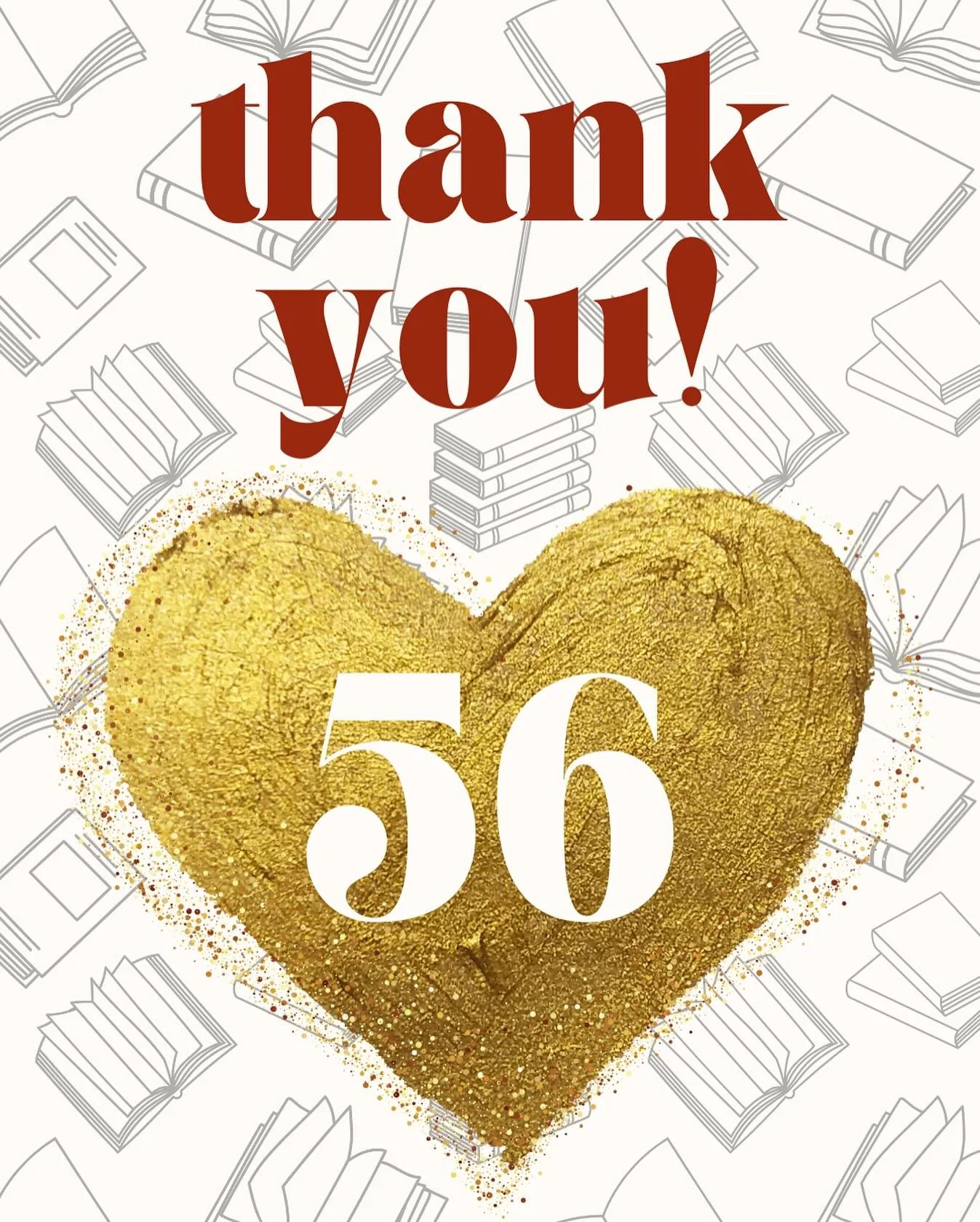 📚✨ Our hearts are overflowing with gratitude! 💛

This is the number of incredible community members who signed up to volunteer and make the Inaugural Westchester Book Festival come to life!

Each of you is helping turn a dream into reality &mdash; 