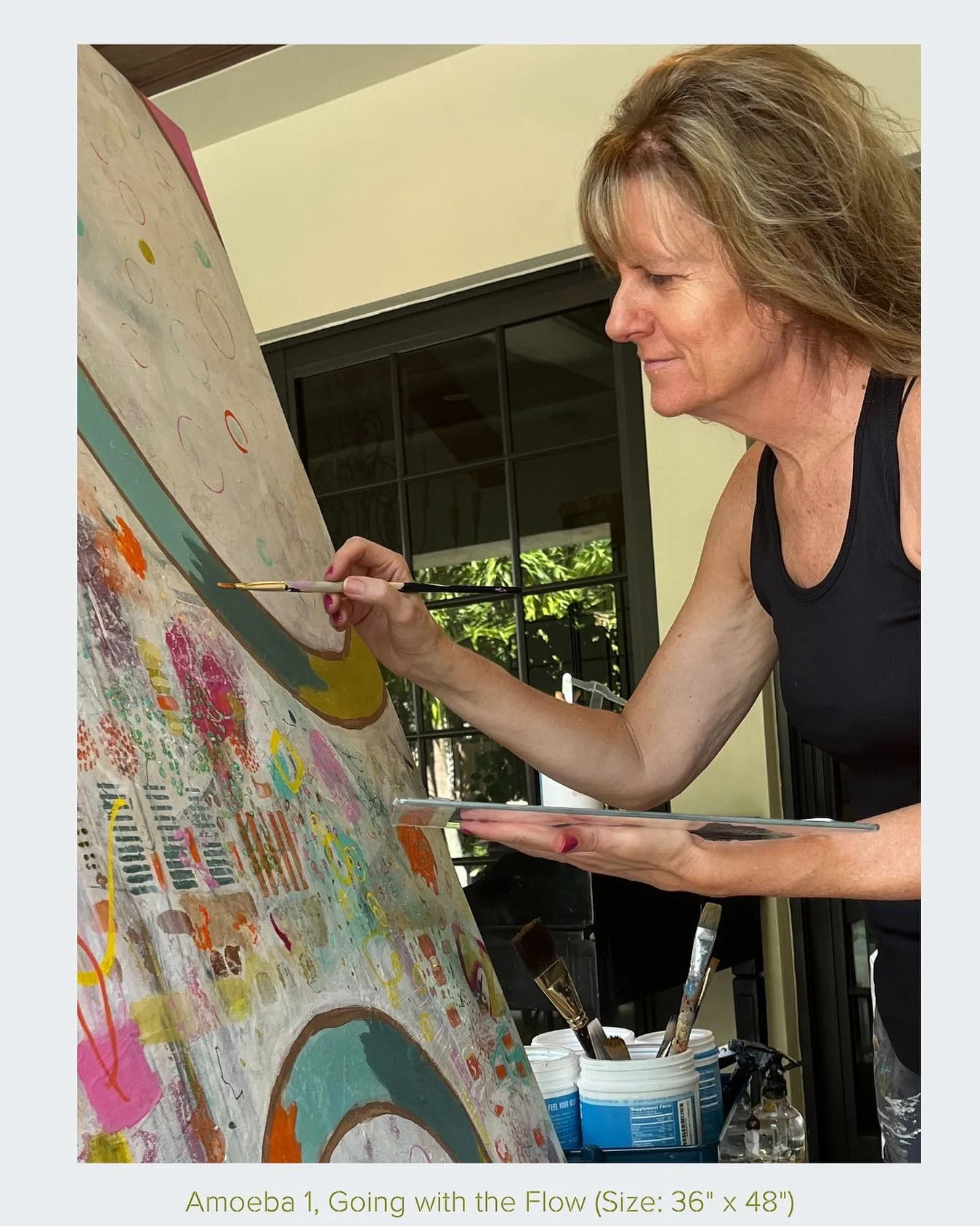 &ldquo;Going with the Flow&rdquo;#cathcalcreates
#southbeach
#gateshotel #cathcalcreates #markmaking #abstractpaintings #artmaking #collage #localartclub #modernartists #newpaintings #abstractcreators