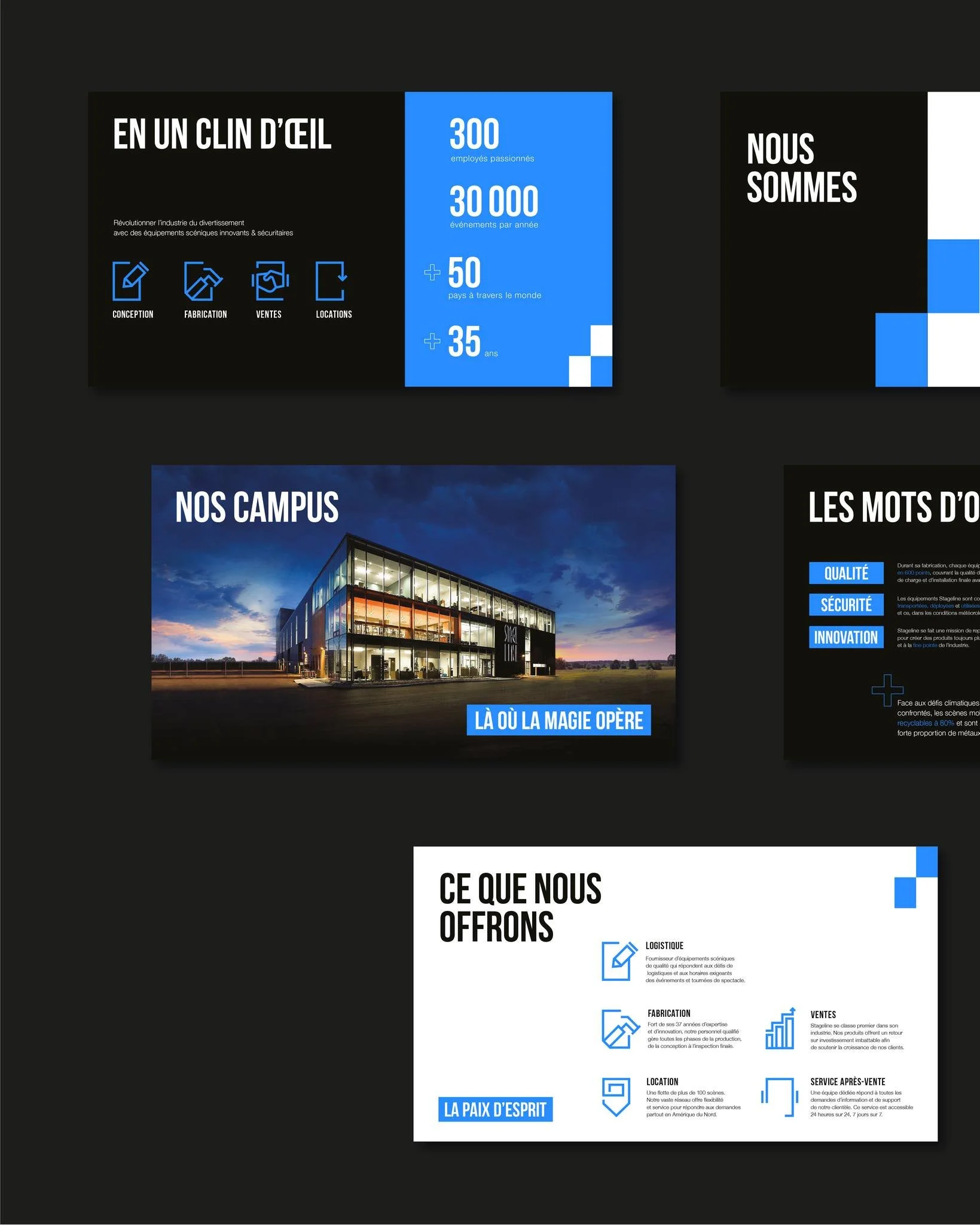 📣 Nouvelle collaboration | @stagelinestages 
Heureuse de vous partager un aperçu d’un mandat inspirant que j’ai eu le plaisir de réaliser pour Stageline, le leader mondial dans la conception, fabrication et location de sc&