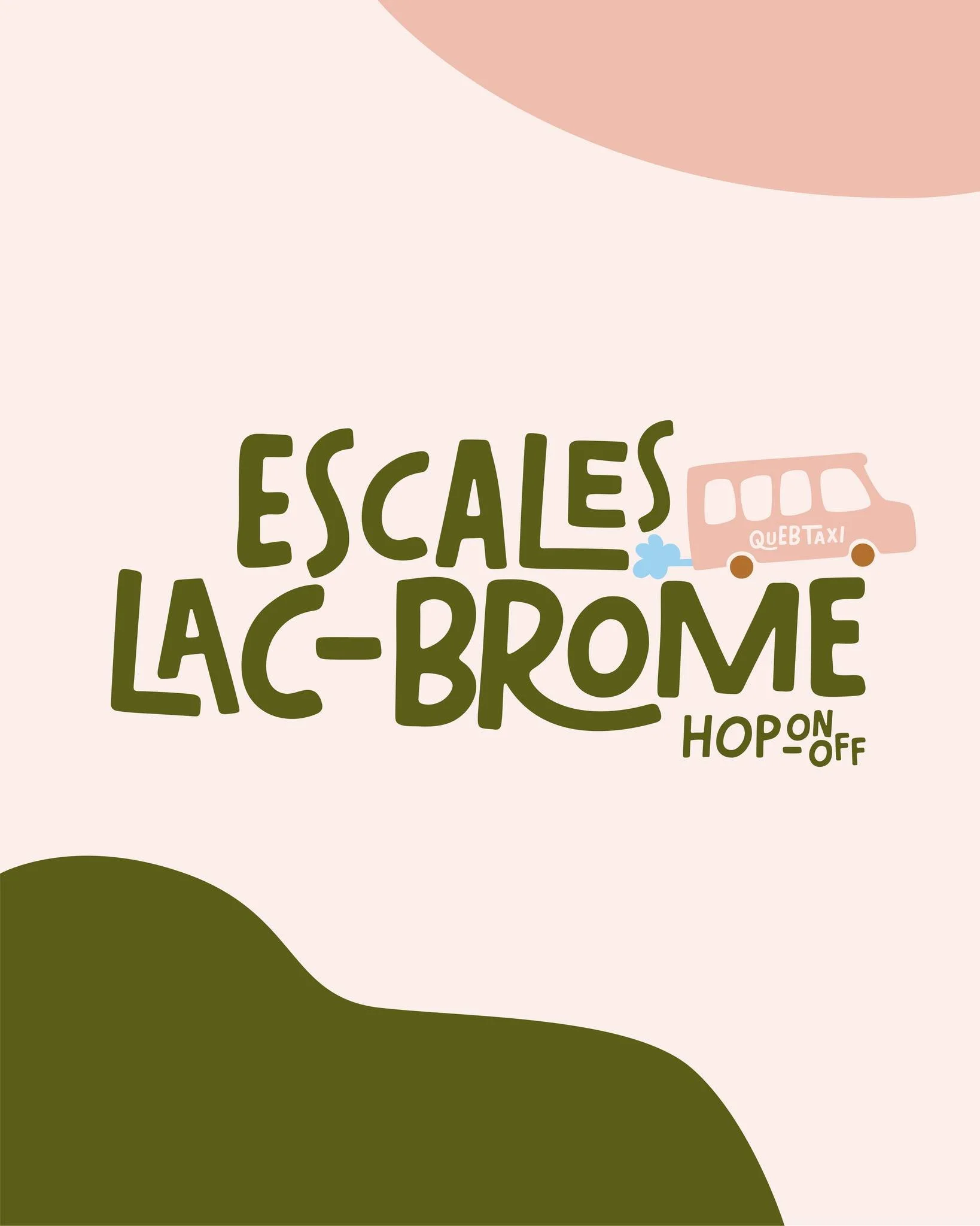 Cet été, on explore Lac-Brome… un arrêt à la fois ! 🚌 
Un circuit d’autobus hop-on hop-off tous les dimanches de l’été pour découvrir la région 🍺🦙🍇🏖️🧺☕ 
J'ai eu la chan