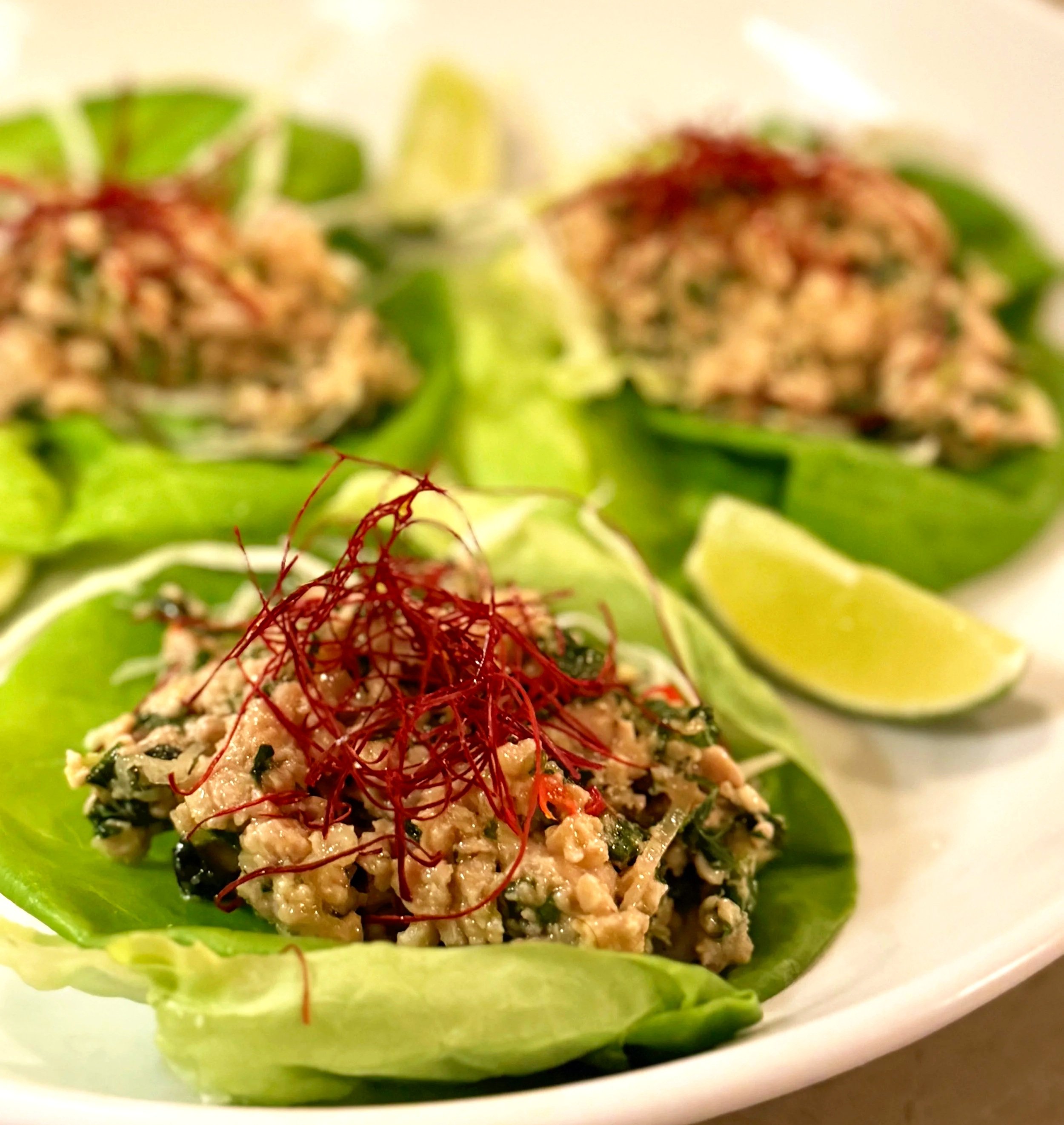Niku Lettuce Wraps from Public Provisions during Ramen Wednesday