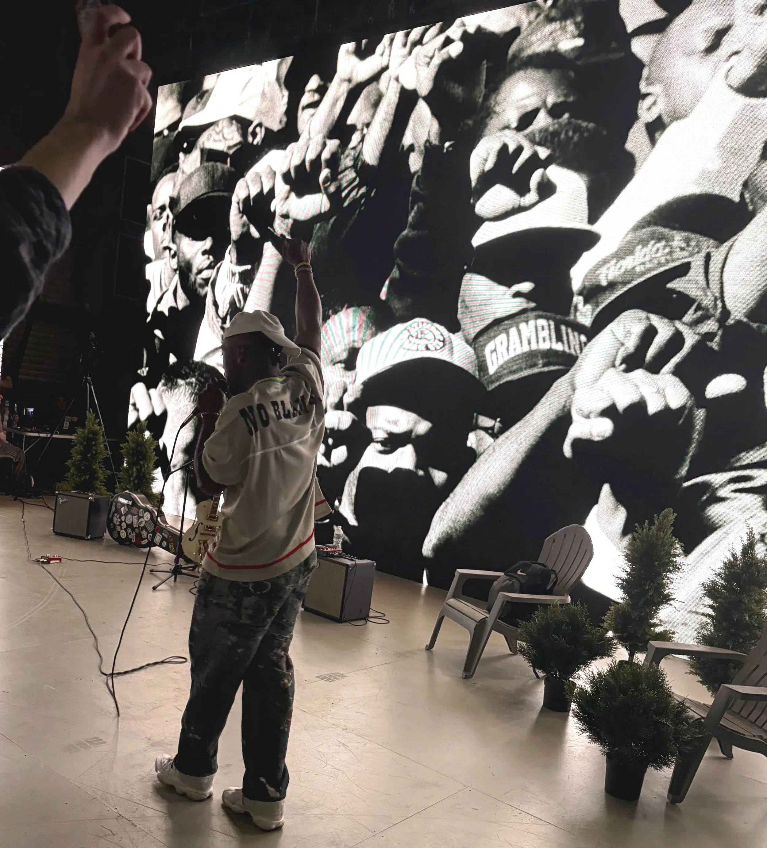 Senojfromtheroc performing during a personalized interactive experience made possible by students from the Rochester Institute of Technology.