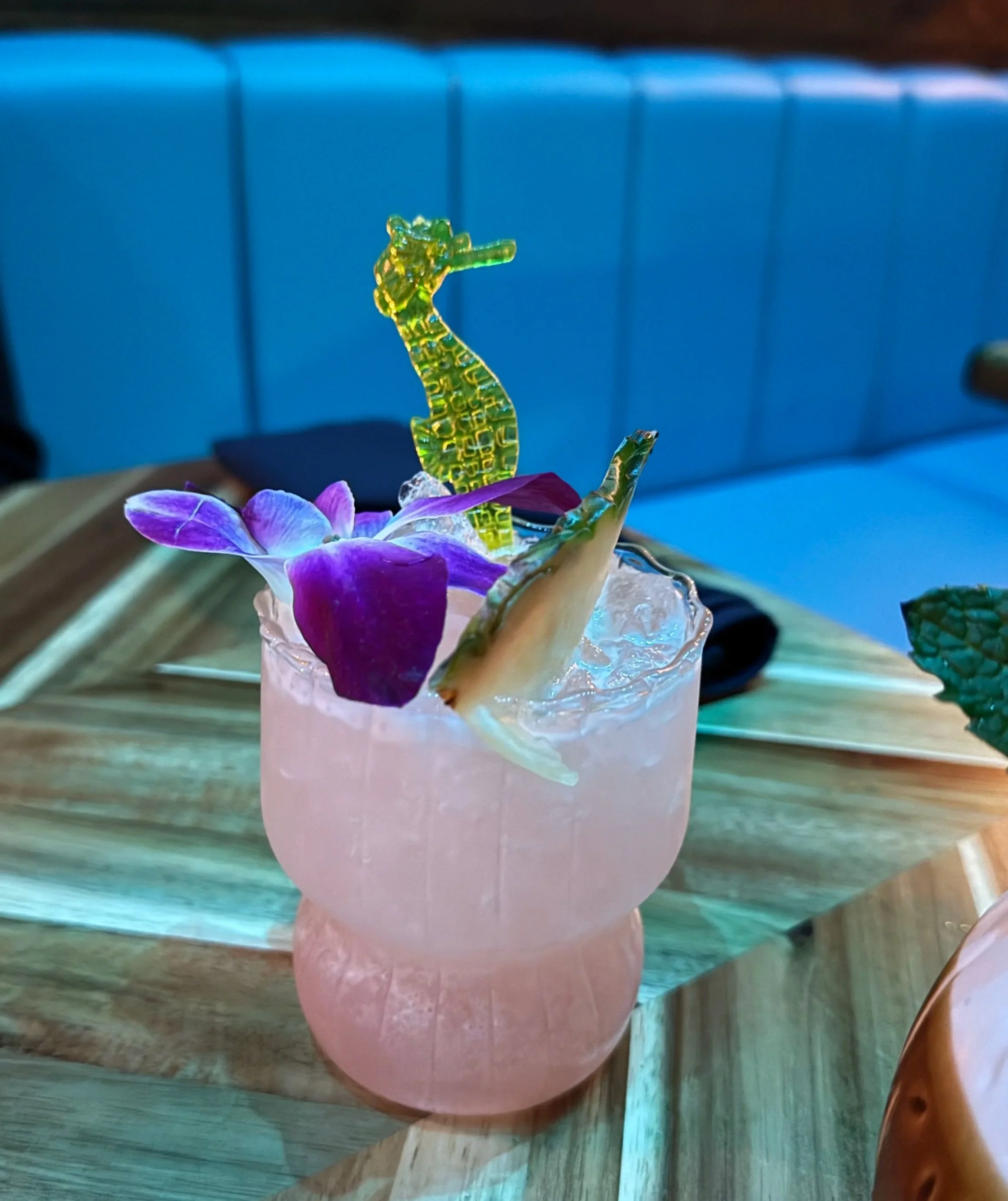 Photo of one of Easy Sailor’s unique cocktails