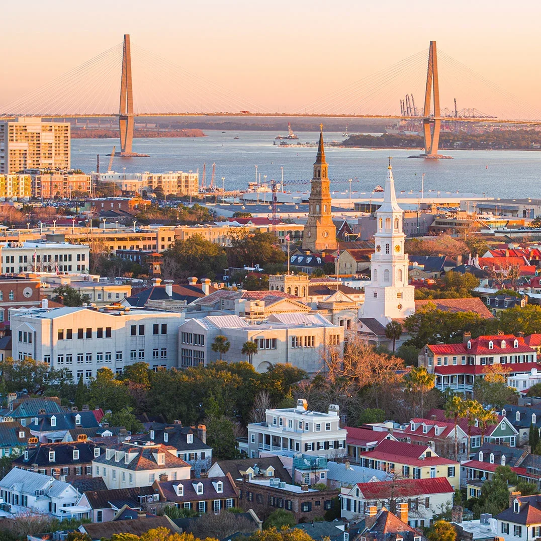 Charleston aerial view