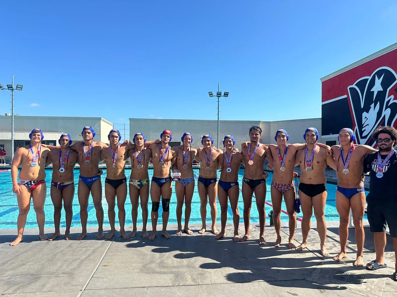 South Florida Water Polo Club 18u Team, Places 2nd In Junior Olympics Gold Division