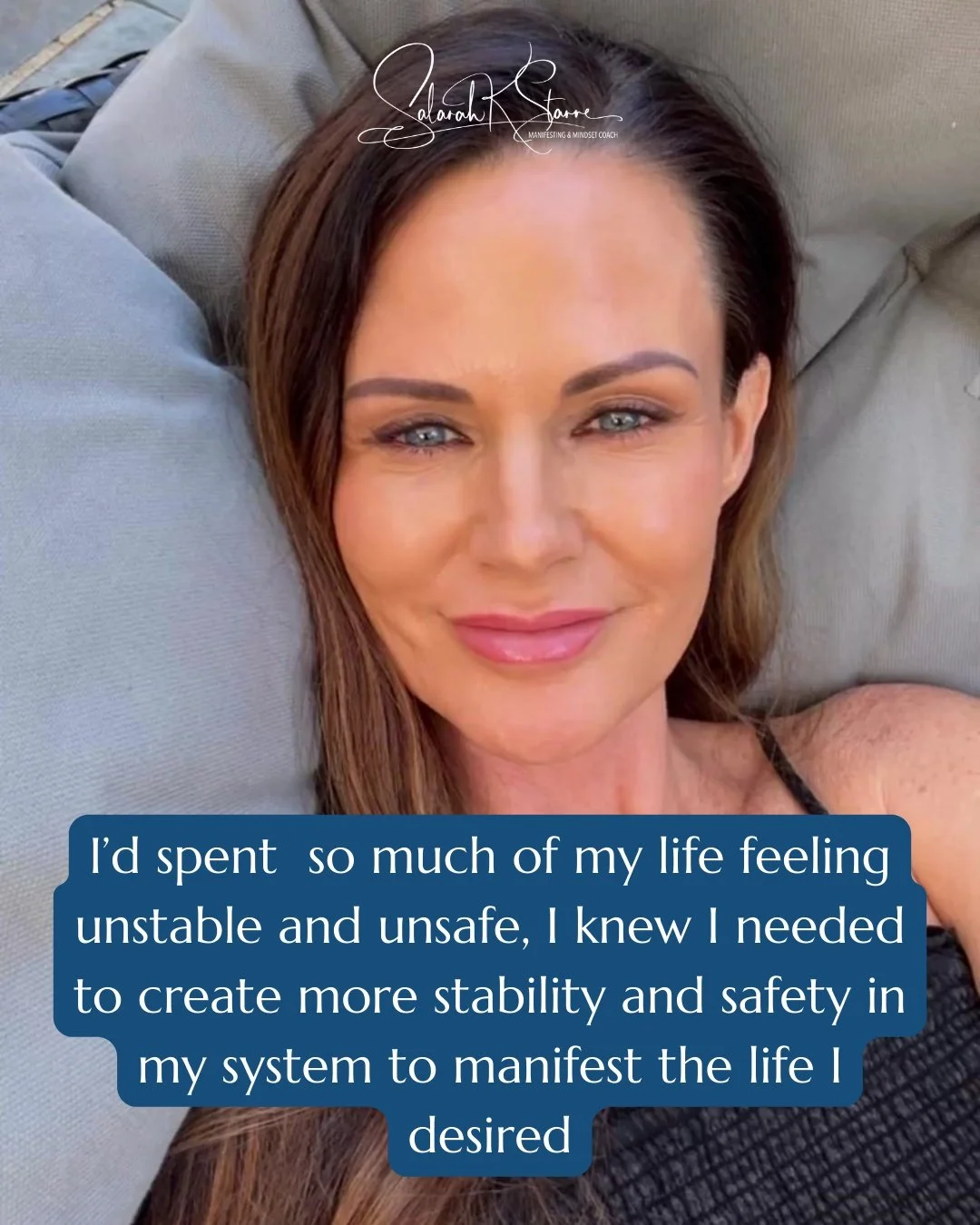 Most of us aren&rsquo;t craving bigger goals right now.
We&rsquo;re craving a life that actually feels safe, stable and good to live in.

This is deeper than vision boards or fixing yourself.
It&rsquo;s about creating from stability and inner steadin