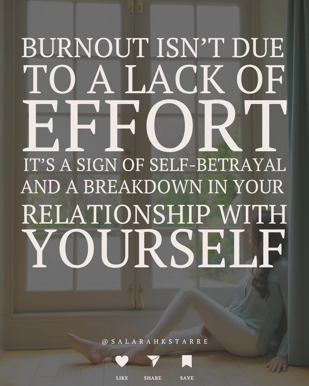 There was a time I thought burnout meant I needed more discipline.

More consistency.
More effort.

But the truth was I wasn&rsquo;t exhausted because I lacked commitment.

I was exhausted because I was overriding myself.

From the outside it looked 
