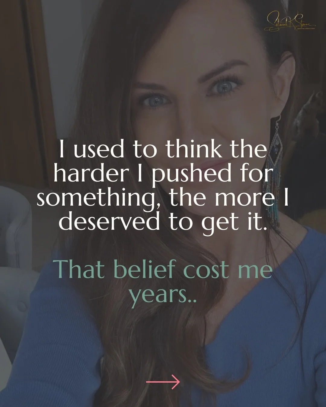 Busy and exhausted isn&rsquo;t the same as aligned and in flow.

For a long time I couldn&rsquo;t tell the difference. I just thought working harder meant I wanted it more.

🎙️ Episode 139 of The Salarah K Starre Podcast is the honest conversation I