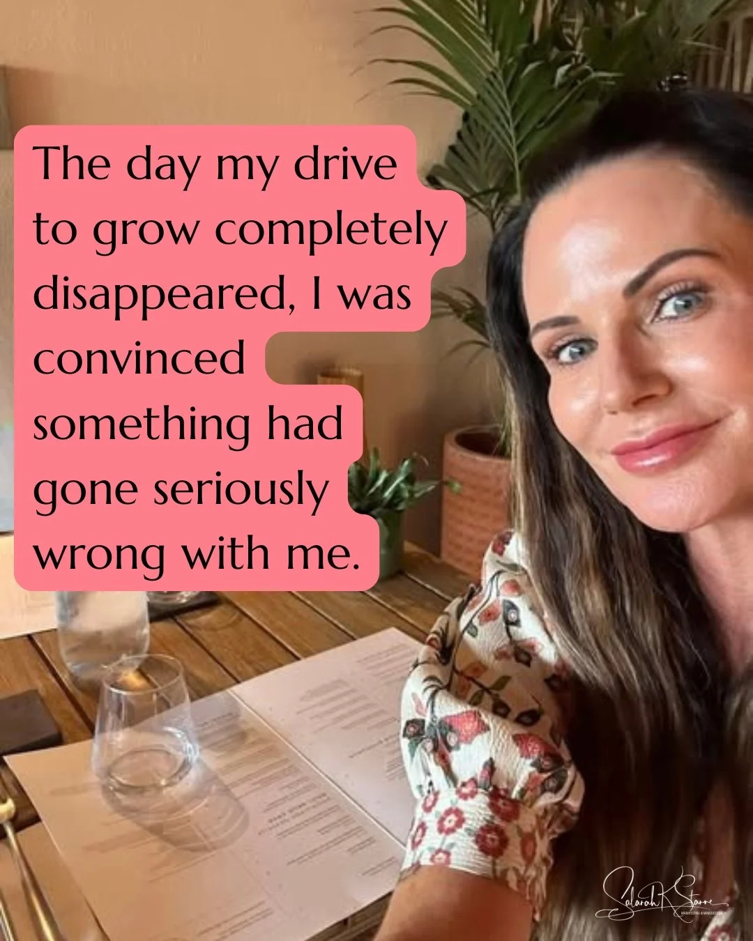 I have been in this space and I know how disorienting it feels.

You have spent years building. Growing. Becoming. And then one day, almost without warning, the urge to keep going just goes quiet.
No journaling. No vision boards. No desire to reinven
