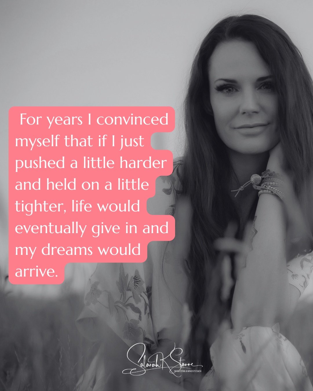 I spent a long time thinking the answer was to push harder.

More effort. More hustle. More relentless forward motion. Because at least when you are pushing, it feels like you are doing something about it.

But eventually I had to be honest with myse
