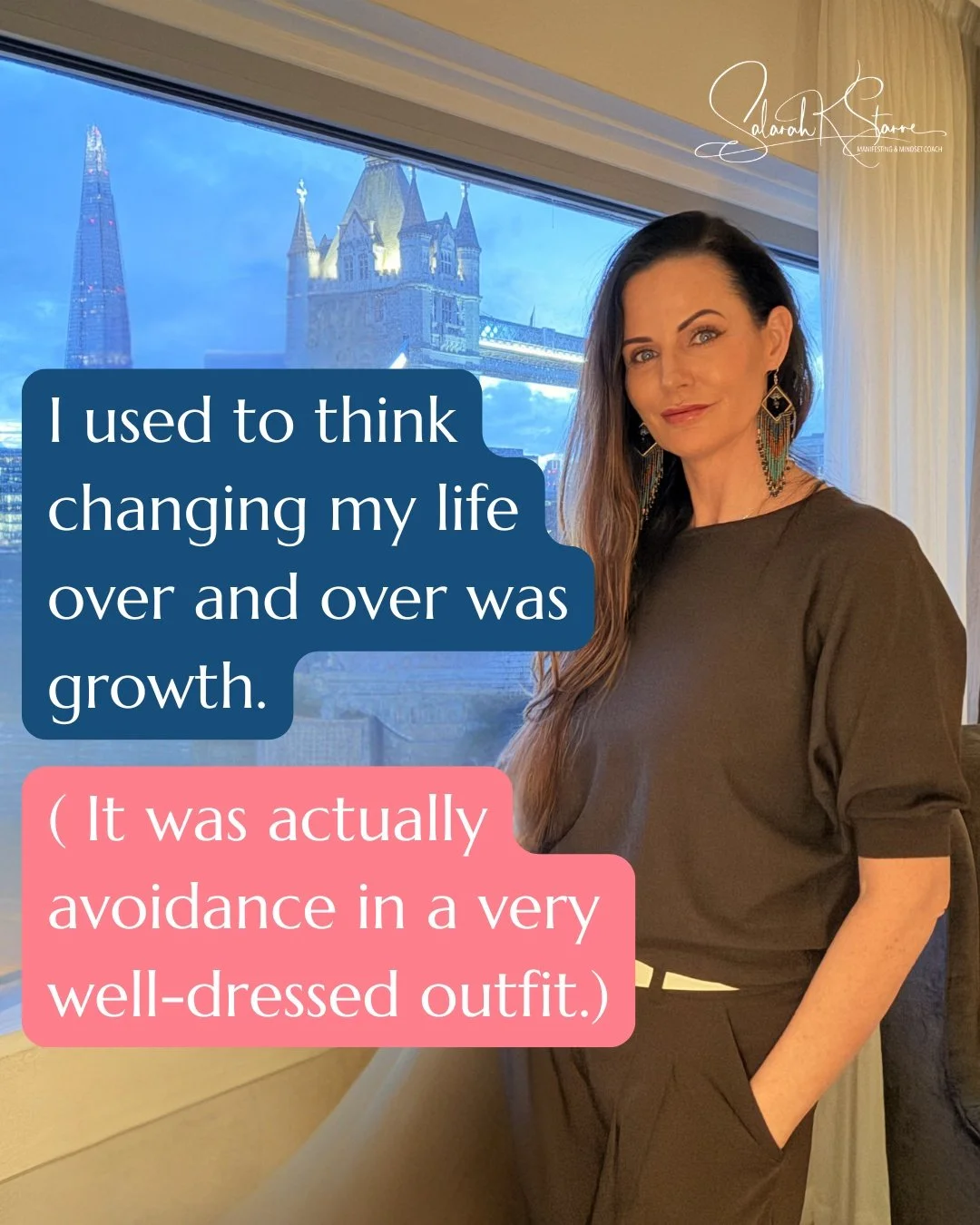 Sit with this one. Where have you been calling it growth when really you've been running?

Save this for when you need the reminder, and send it to someone who needs to hear it.

The full episode goes deeper

Link in my bio.

 #consciousrelationships