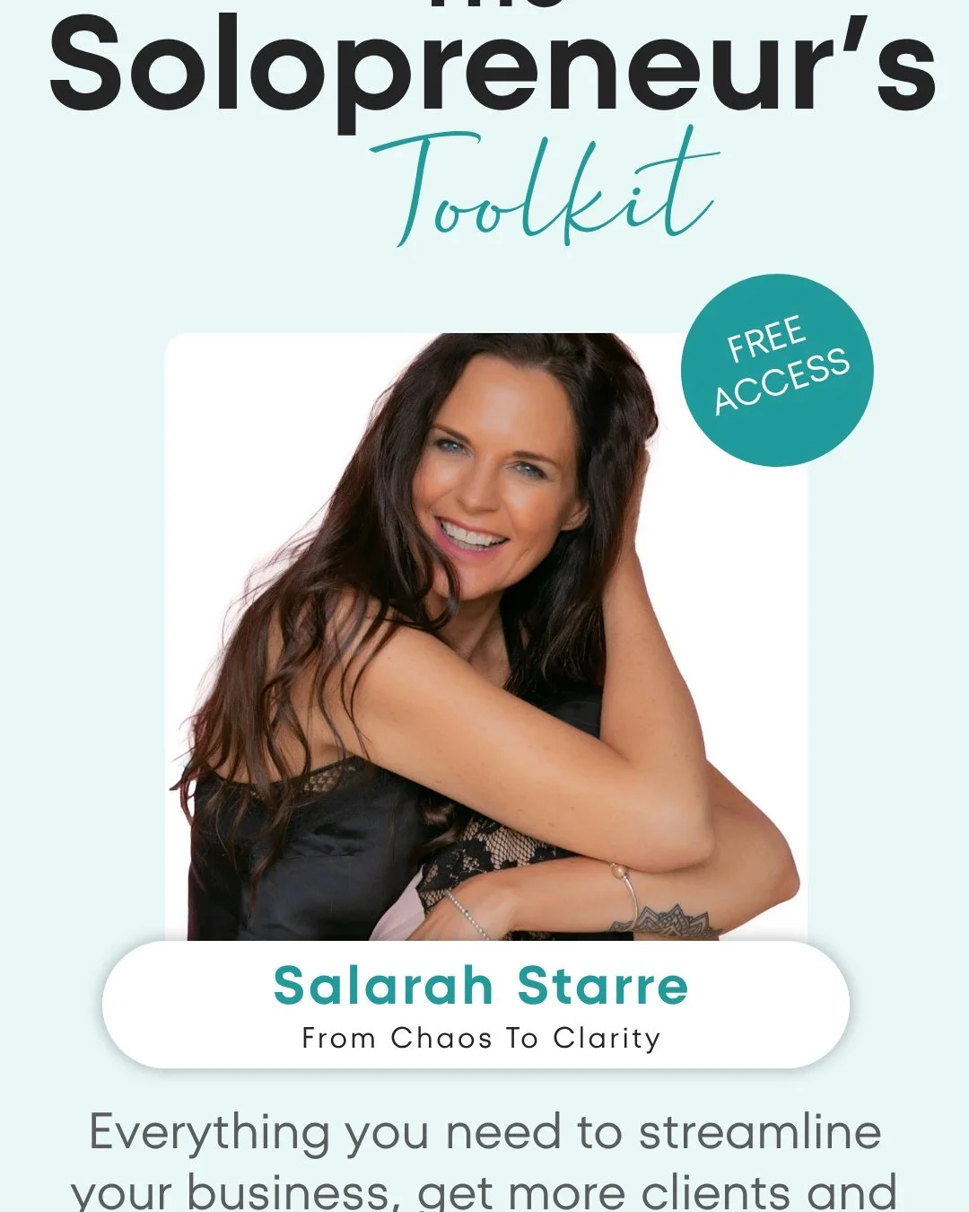Running a business solo is hard.

Not because you&rsquo;re doing it wrong. Because you&rsquo;re doing it alone, without the right tools and without a clear path forward.

Business Simplified: The Solopreneur&rsquo;s Toolkit was built for exactly that