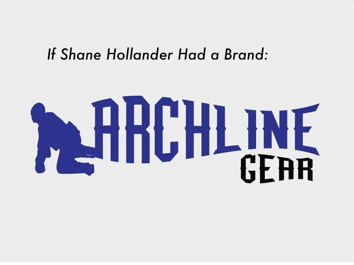 A closer look at my @heatedrivalrycrave hyperfixation brand design challenge @hudsonwilliamsofficial did an amazing job playing Shane Hollander that I wanted to try designing my own brand for Canada's Shane Hollander 😊🏑

Archline Gear is hockey gea