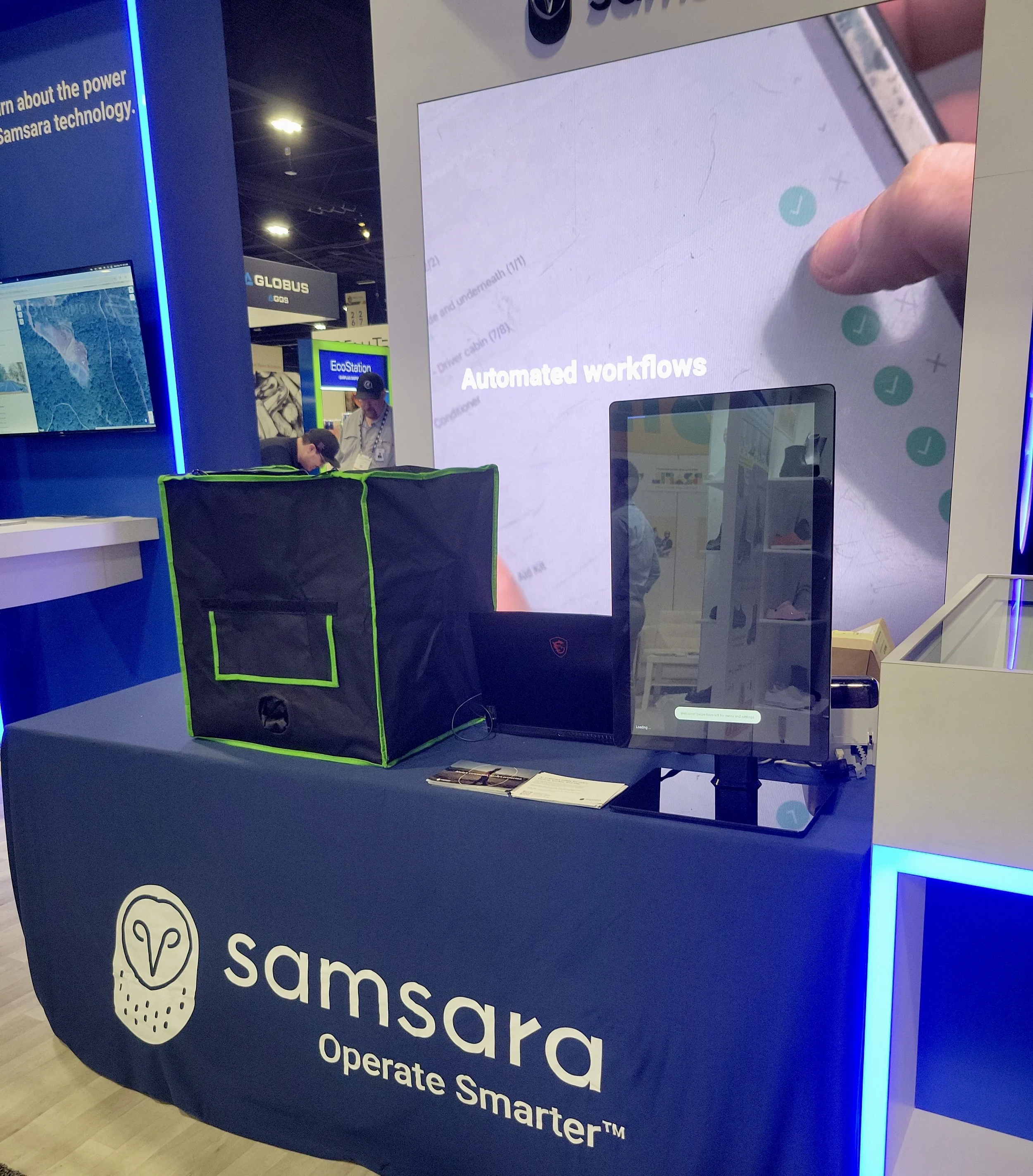 booth setup - laser engraving - mexico.jpeg