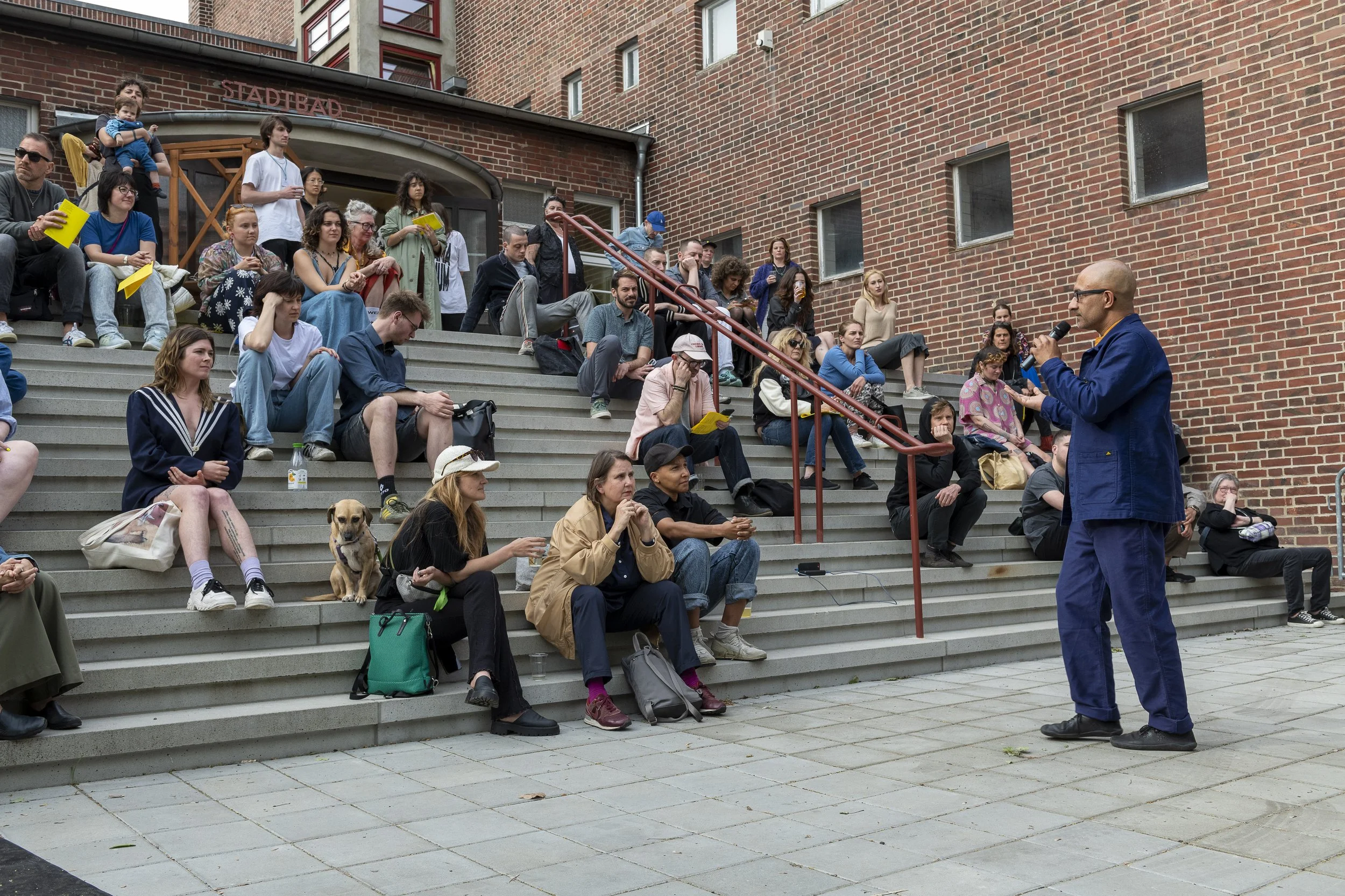 Department of Transformation, May 2024, E-WERK Luckenwalde. Presented as part of The Drop Out: Tell them I said No, Photo by Stefan Korte.