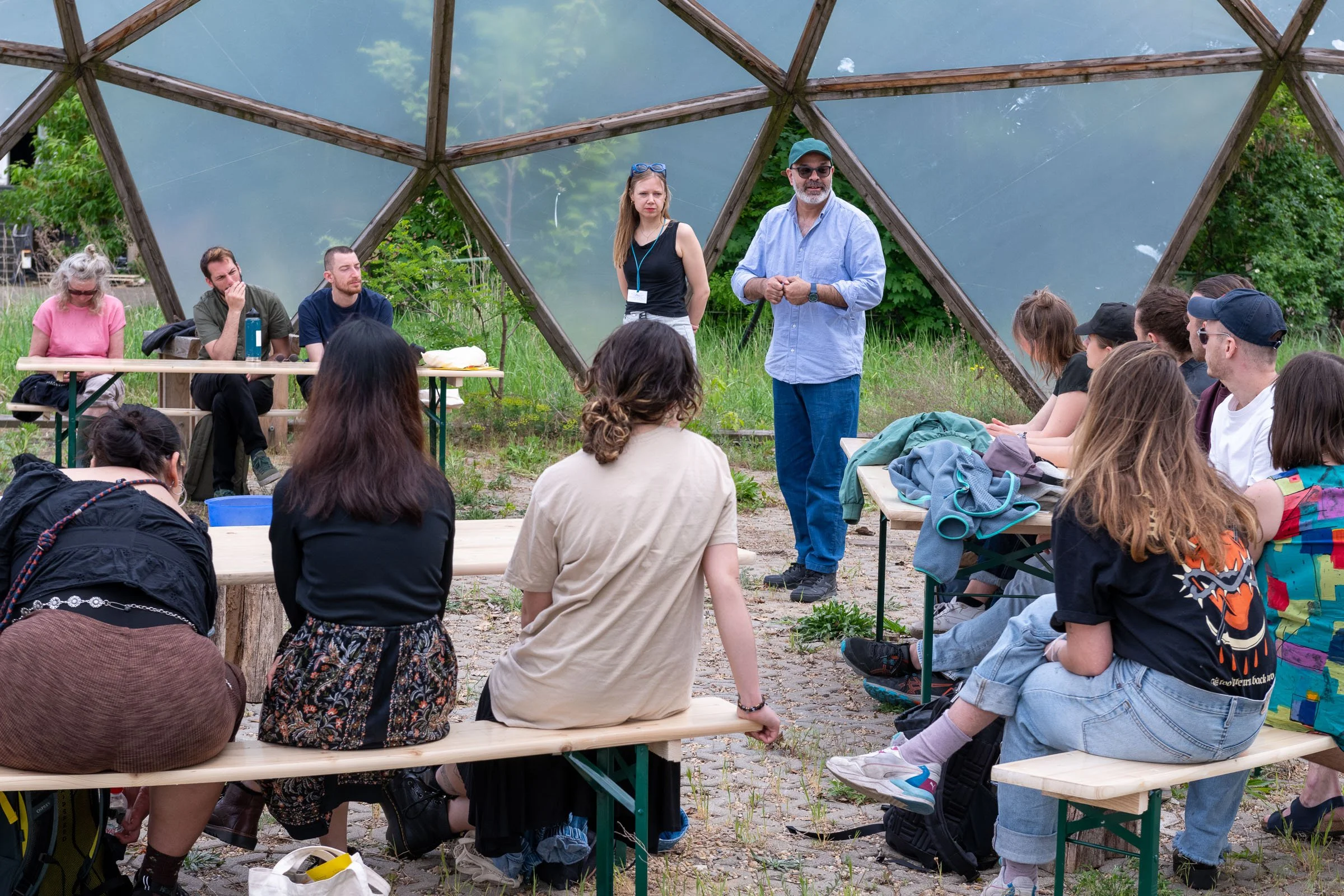 Soil Workshop with Asad Raza,  2024, E-WERK Luckenwalde. Commissioned and Presented as part of The Drop Out: Tell them I said No, Photo by Stefan Korte.