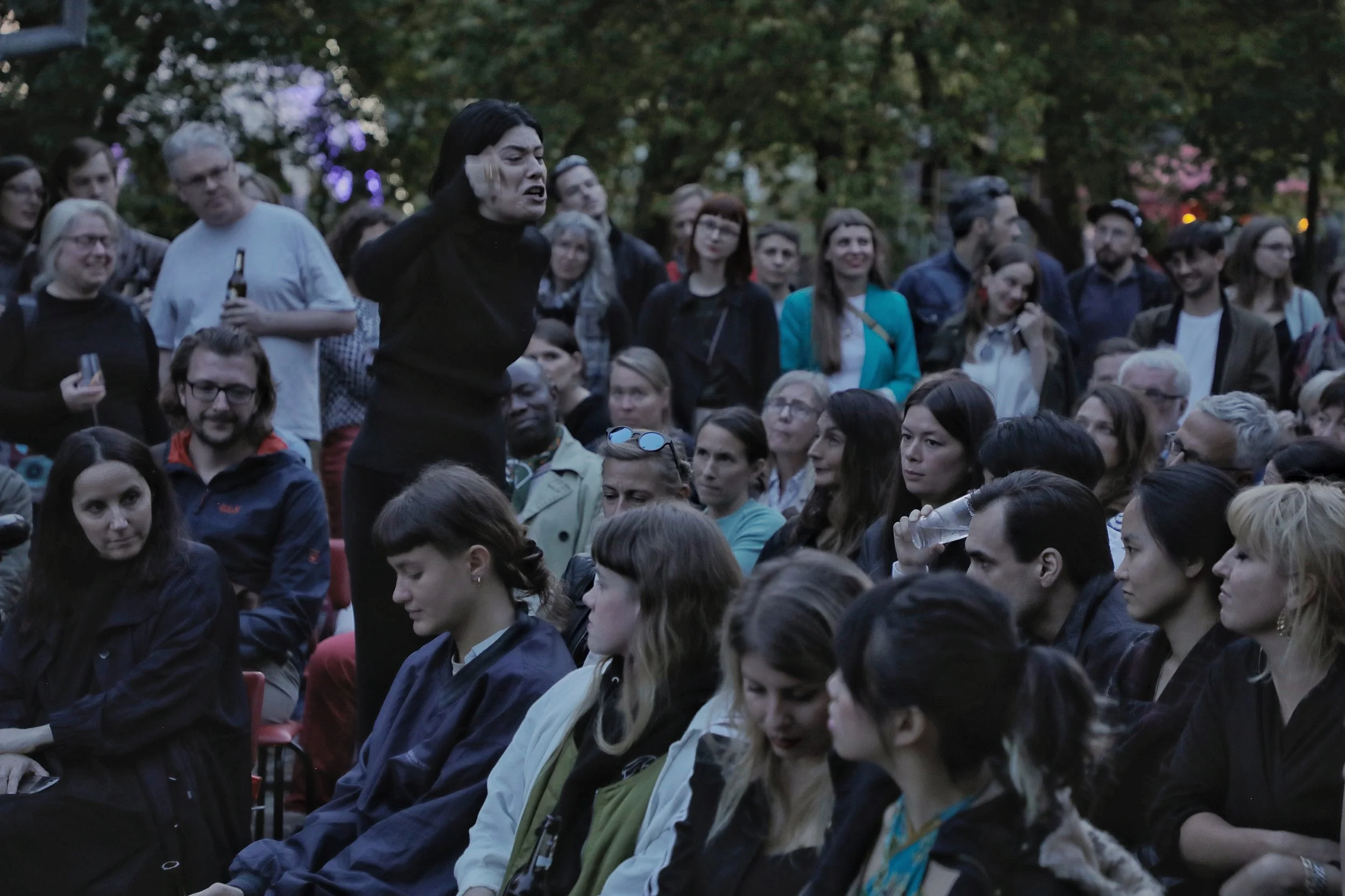 Nora Turato, 2019, Performance, photo credit the artist and Tim Haber, courtesy Block Universe and E-Werk Luckenwalde