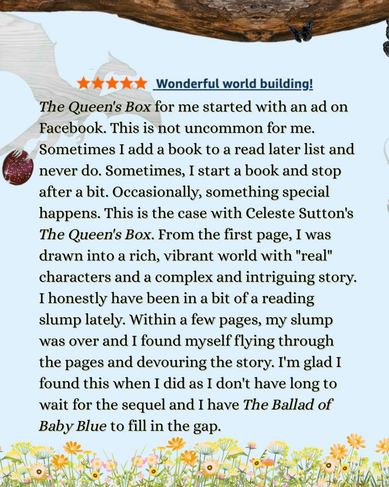 I am gob-smacked and teary- AGAIN - because readers are just THE BEST. I came across this review today on Amazon, from a dear darling reader whom I&rsquo;ve never met and who has never met me, and I am having a total Sally Field moment because y&rsqu