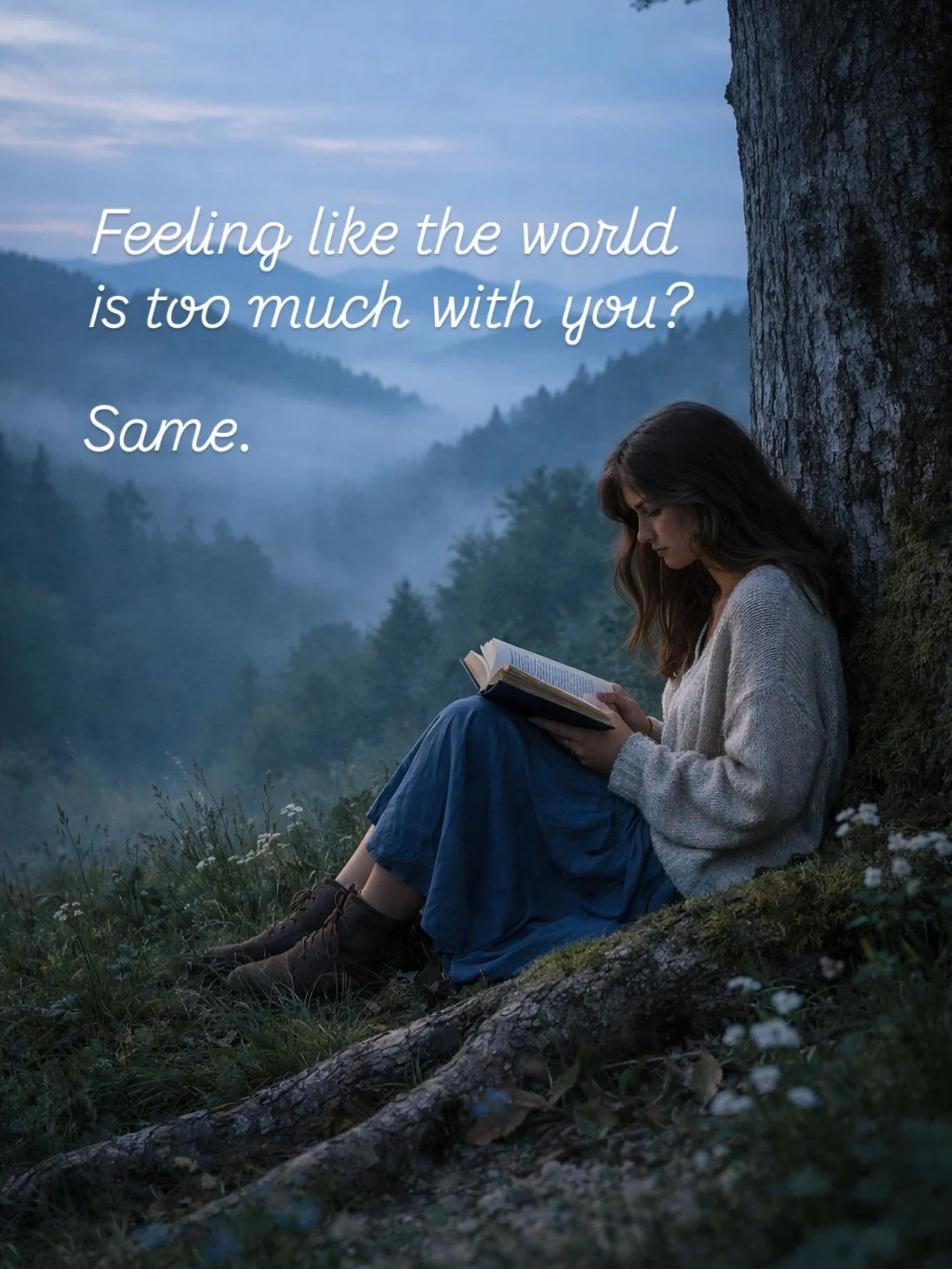 Sometimes what helps is a sweet-sad, make-you-cry story about love, courage, and yes&hellip;a few gay fairies tucked away in the mountains of North Carolina.

🩵

You doing okay?