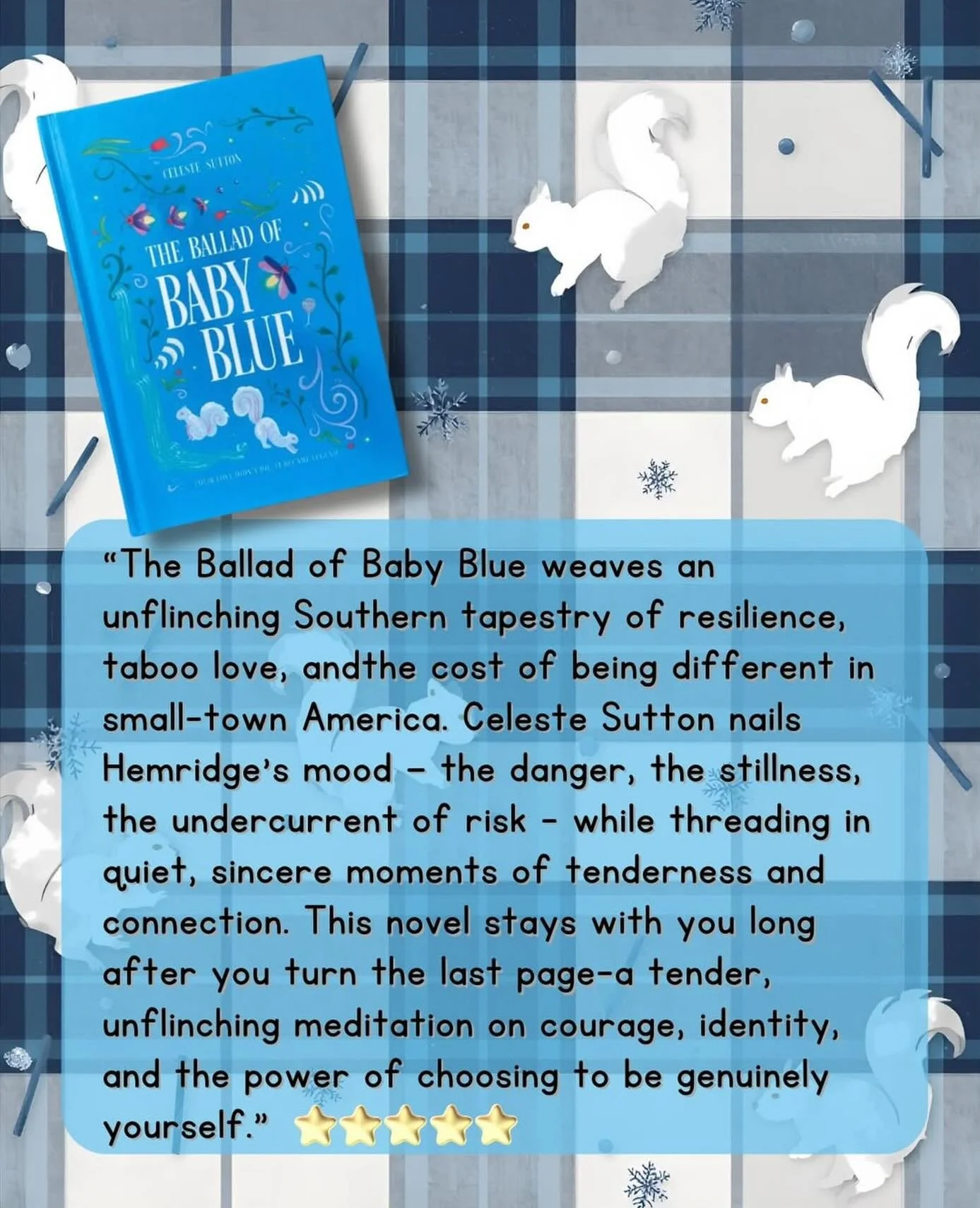 This one&rsquo;s for anyone looking for a good cleansing cry 🩵

#theballadofbabyblue #celestesutton #bookstagram #booktok