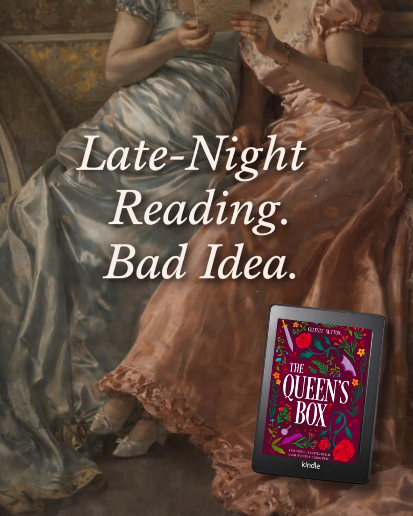 Late-night reading.
Bad idea.

It always starts innocently.
A quiet town.
A pretty cover.
Just a few pages before sleep.

Then the secrets start stacking.
Then the box appears.
Then you realize no one here is telling the truth.

Southern gothic fanta