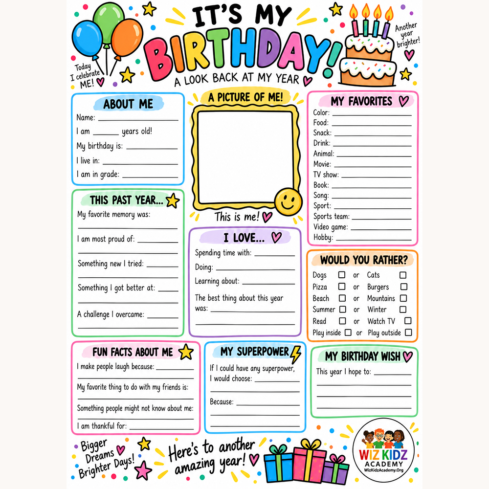 It's My Birthday!