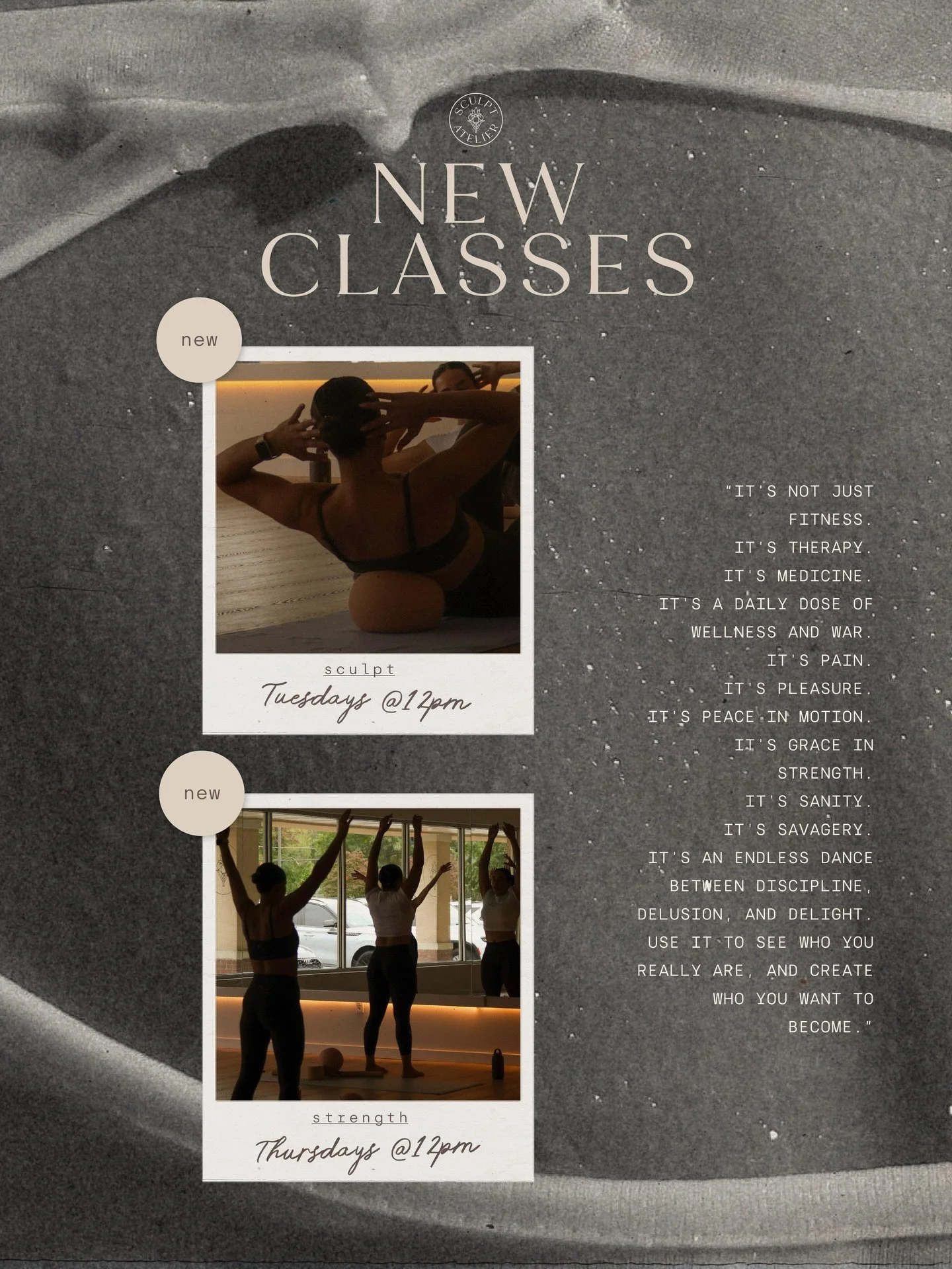 New class times added to the schedule 🤍✨

We&rsquo;ll meet you on the mat.