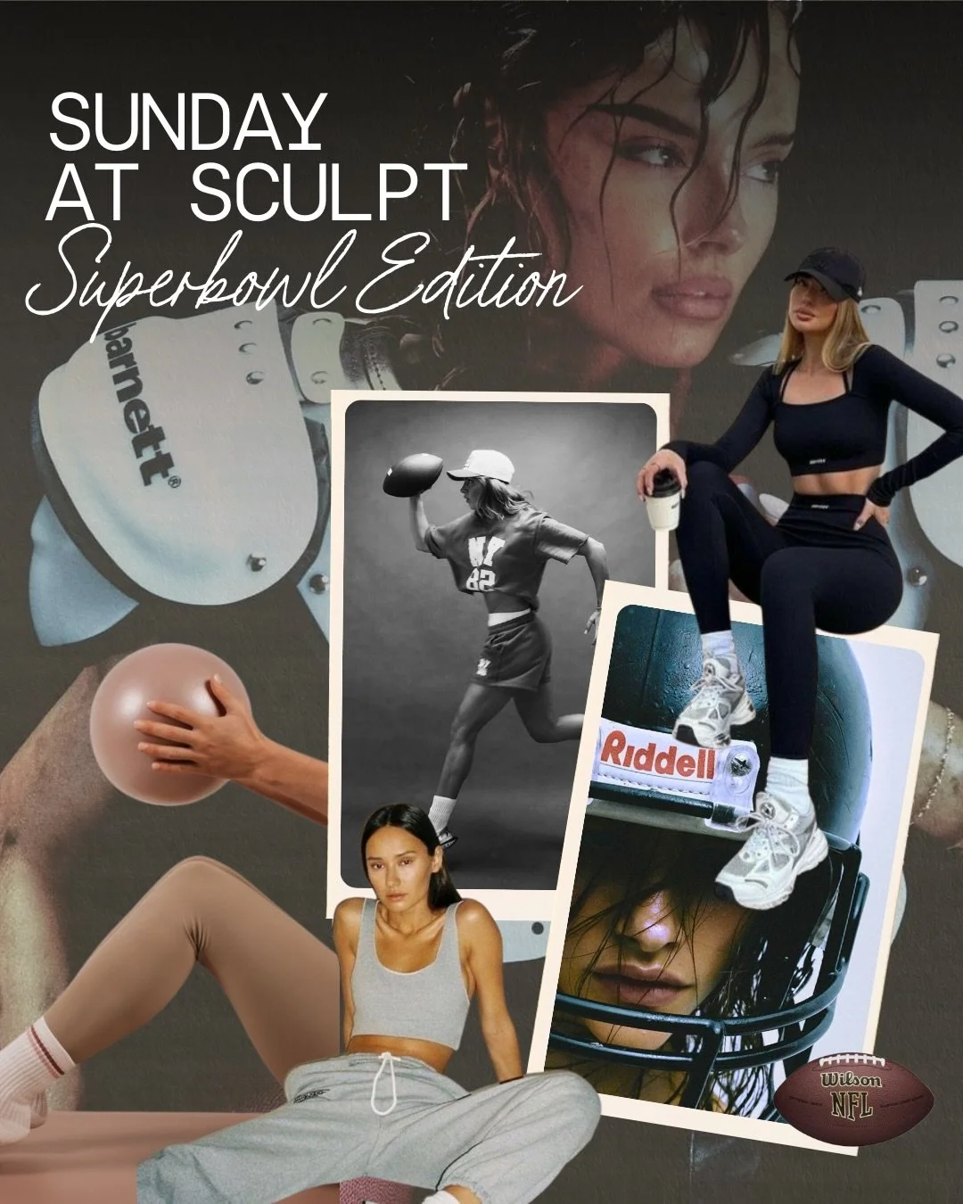 Sundays at Sculpt, Super Bowl edition 🏈🤍
