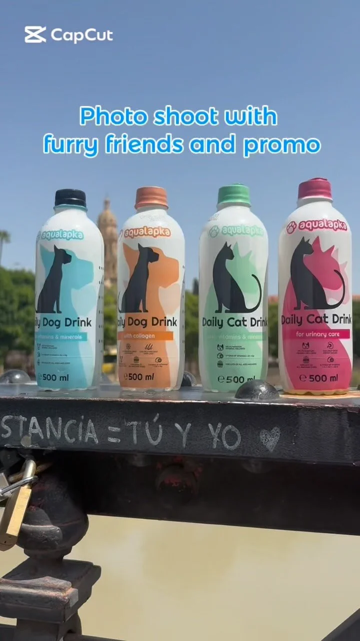 Give your furry friends the best with Aqualapka! 🐶💧 Our vitamin-packed waters, minerals, and collagen drinks keep your pups healthy, hydrated, and full of energy. From shiny coats to strong joints, we’ve got it all! Watch these adorable puppi
