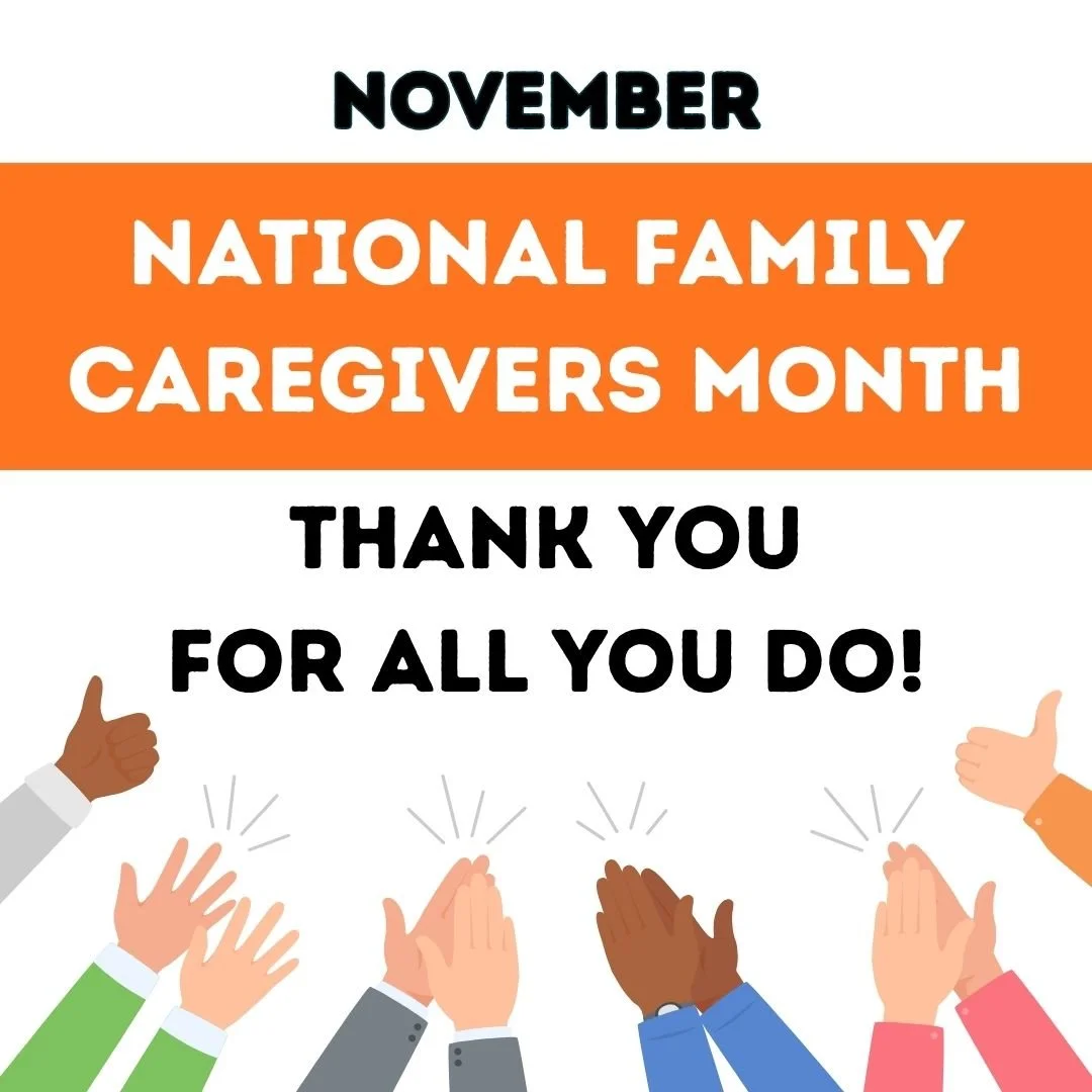 In honor of National Family Caregivers Month, we&rsquo;re celebrating the people who show up to care, comfort, and keep things going. We recognize the love, strength, and sacrifice of those who care for others. To every caregiver: Thank you! You are 