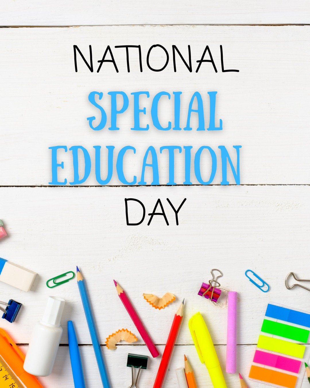 Today is National Special Education Day, and we want to honor the incredible educators, advocates, and professionals who help pave brighter futures for individuals with disabilities. Thanks for all you do!